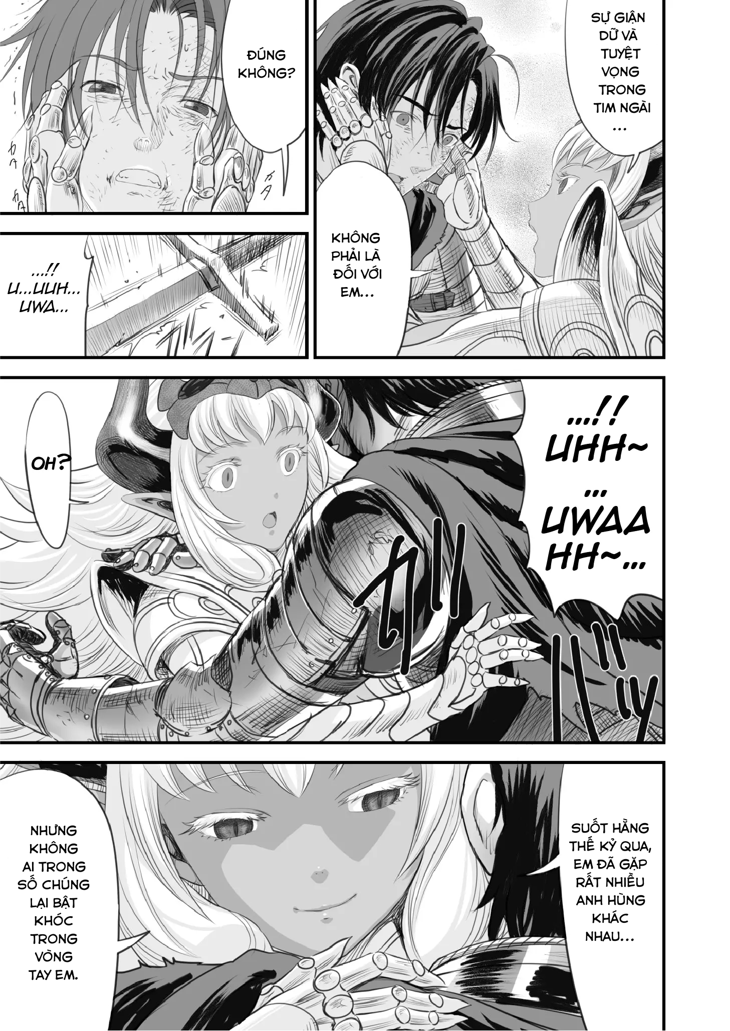 Đọc truyện hentai Số phận của anh hùng bị vợ cắm sừng - Chap 2 [end]