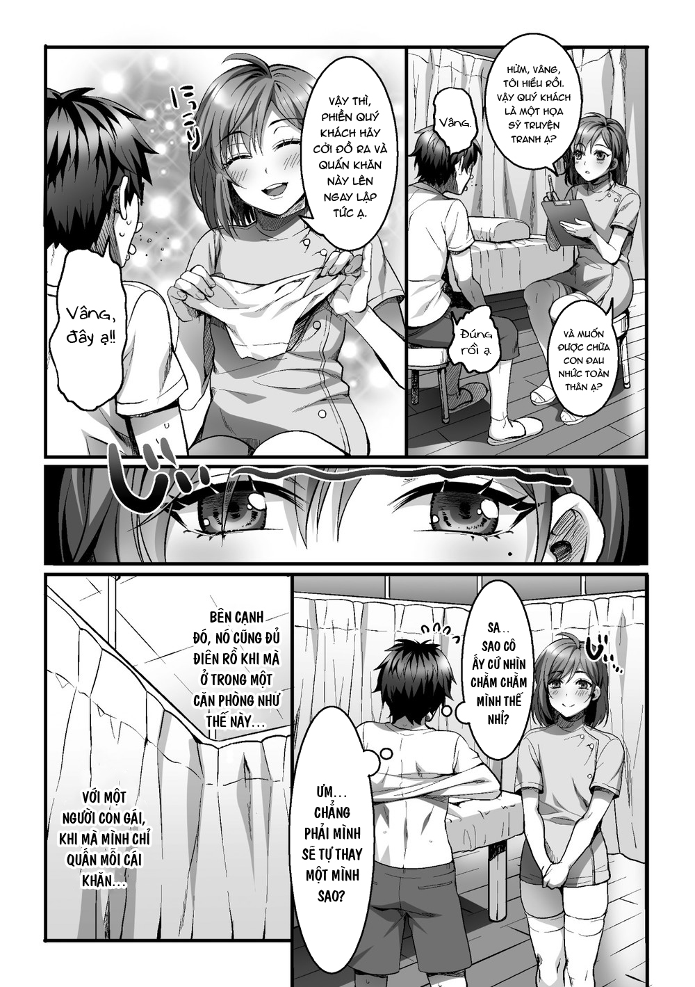 Đọc truyện hentai Niềm vui thẳng xuống hình ảnh chào đón - Chap 1