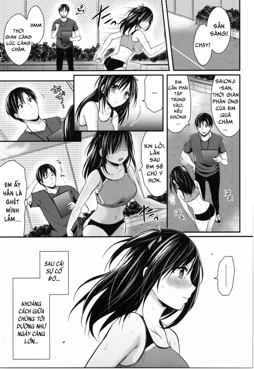 Đọc truyện hentai Joshi Rikujoubu Harem Training - Chap 5