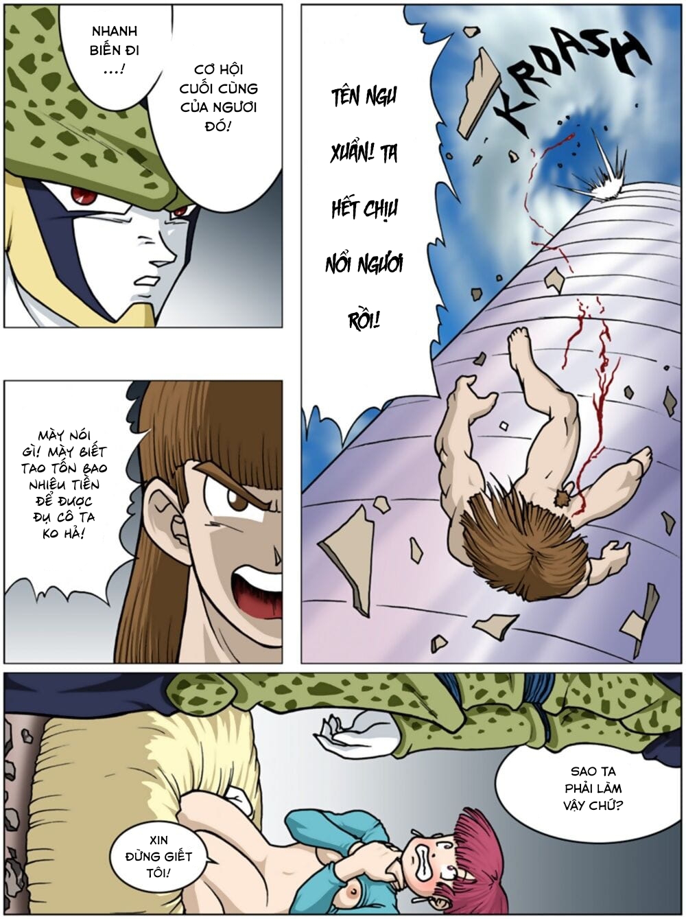 Đọc truyện hentai Giờ mới biết trước ngày đánh với cell goku luyện tập thế nào Chap 1