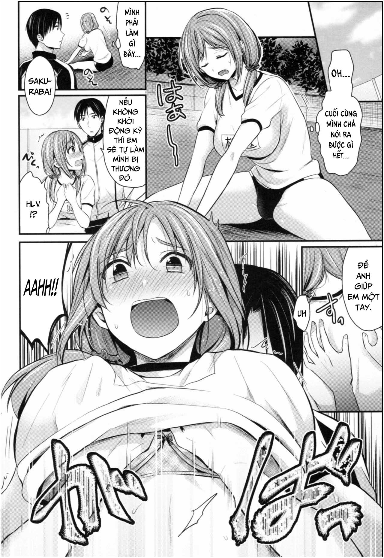 Đọc truyện hentai Joshi Rikujoubu Harem Training - Chap 2