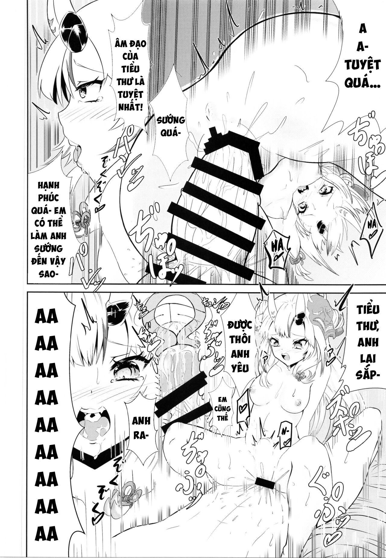 Đọc truyện hentai Một cuộc sống với những con quỷ dễ thương - Oneshot