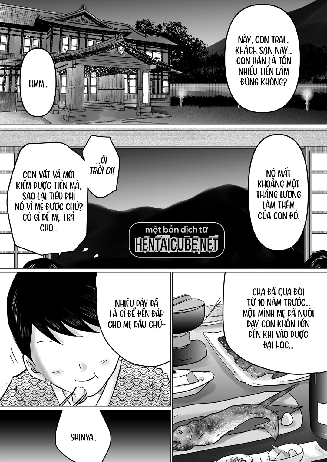 Đọc truyện hentai Cùng mẹ đi suối nước nóng - Oneshot