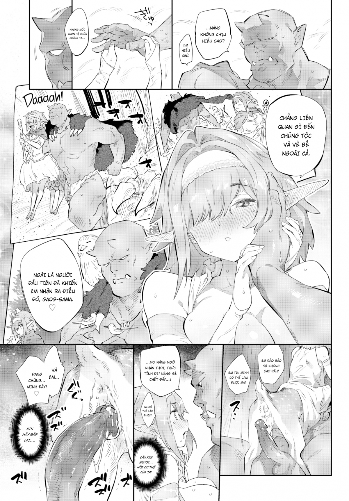 Đọc truyện hentai Otherworldly Maidens Series - My Beloved Mr. Orc ❤
