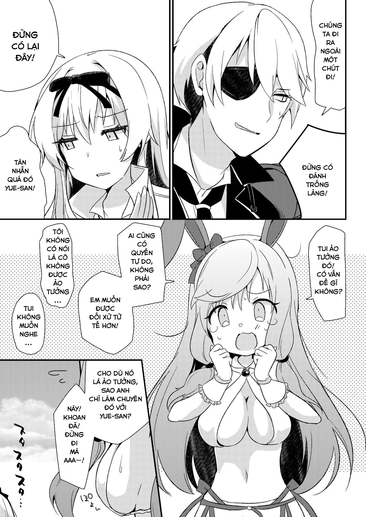 Đọc truyện hentai Arifureta Mousou de Nakayoku Shitekudasai! (Arifureta Shokugyou de Sekai Saikyou) - Oneshot