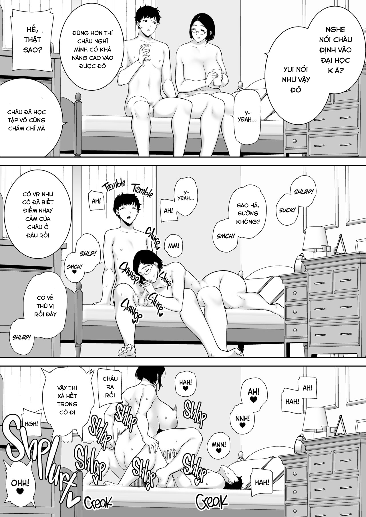 Đọc truyện hentai Bị mẹ bạn gái thịt - Chap 2