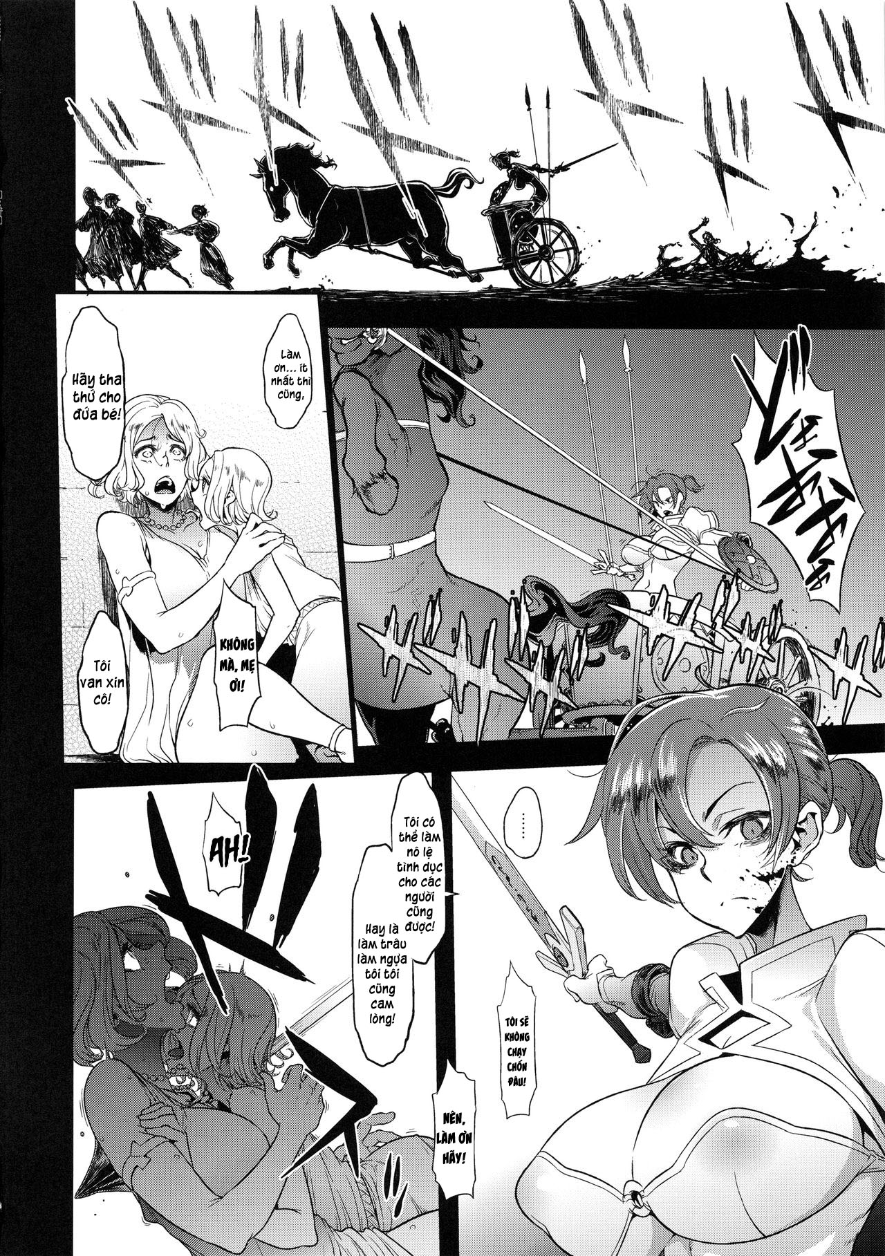 Đọc truyện hentai Nữ hoàng thực sự sẽ không bao giờ đầu hàng - Oneshot nứng