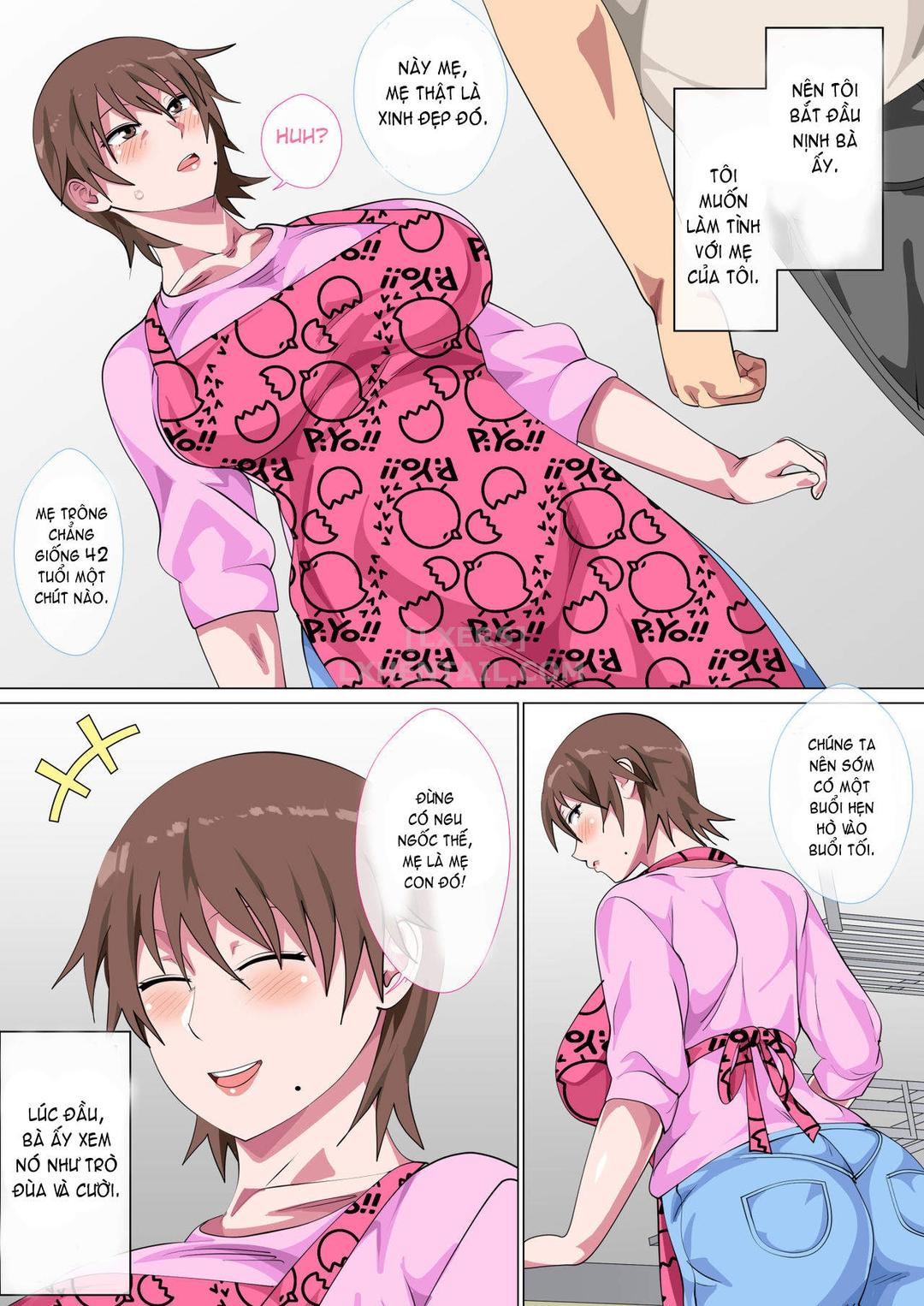 Đọc truyện hentai Musuko Ni Nando Mo Kudokarete Konmake Shita Haha - Chap 1