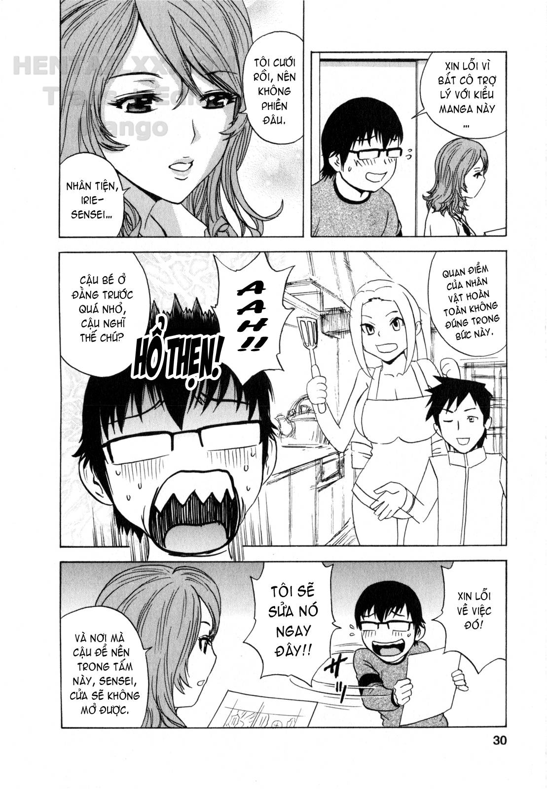 Đọc truyện hentai Life With Married Women Just Like A Manga - Chap 12