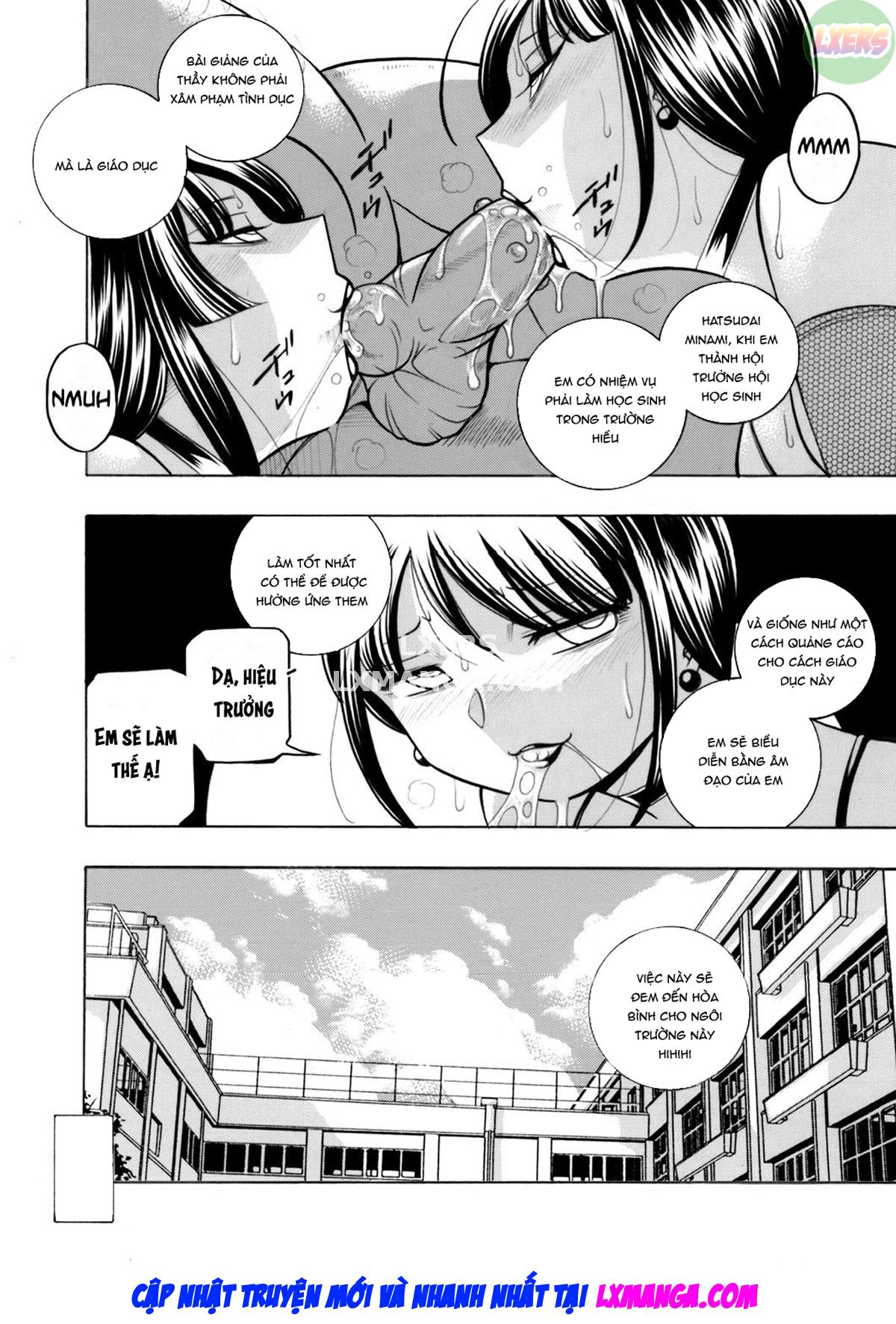 Đọc truyện hentai Nữ giáo viên dâm đãng và em học sinh may mắn - Chap 9