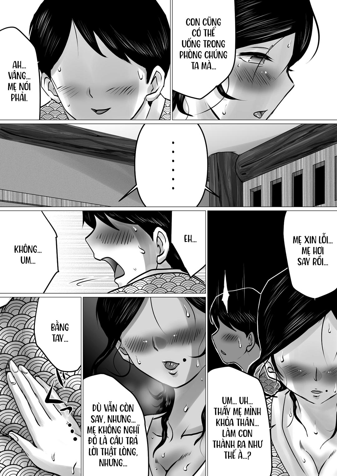 Đọc truyện hentai Cùng mẹ đi suối nước nóng - Oneshot