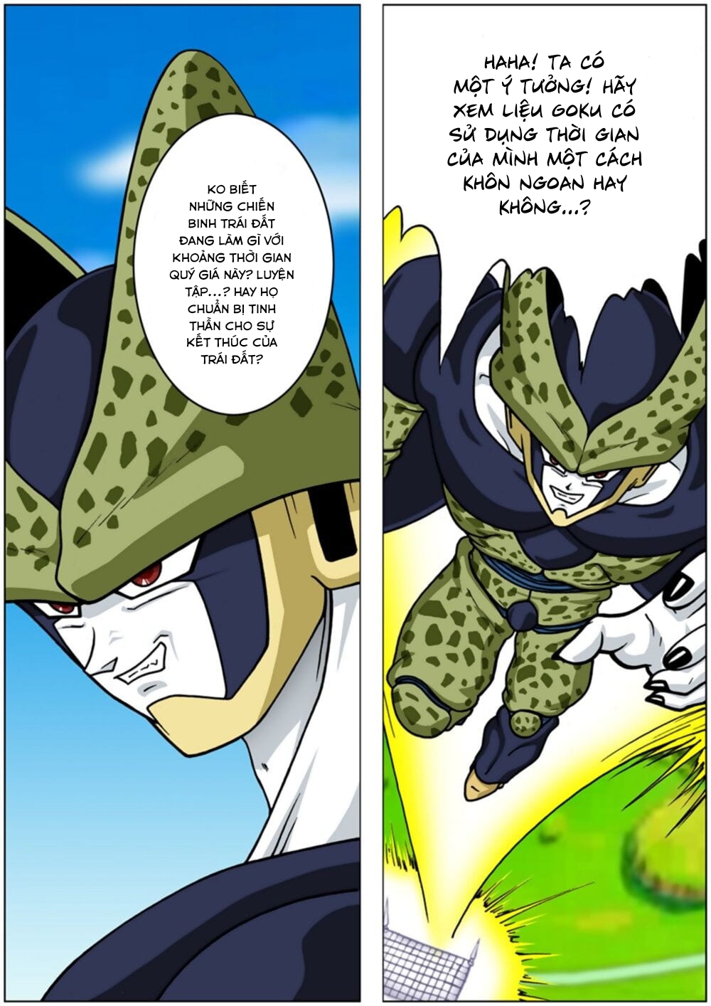 Đọc truyện hentai Giờ mới biết trước ngày đánh với cell goku luyện tập thế nào Chap 1