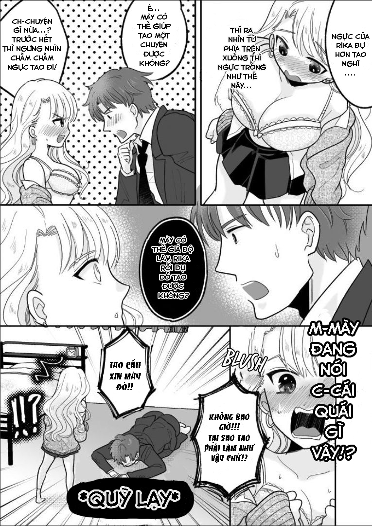 Đọc truyện hentai Câu chuyện về việc tôi đã hoán đổi cơ thể với một gyaru dễ thương và bị địt bởi thằng bạn thân - Oneshot