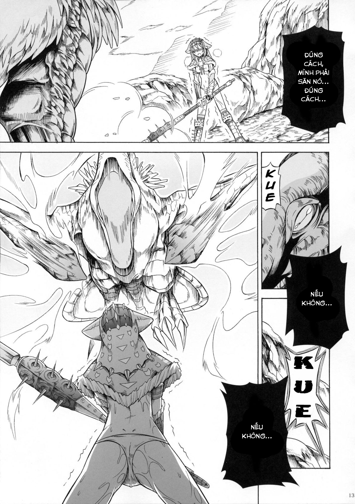 Đọc truyện hentai Thợ săn đơn độc no Seitai 3 - Oneshot Full