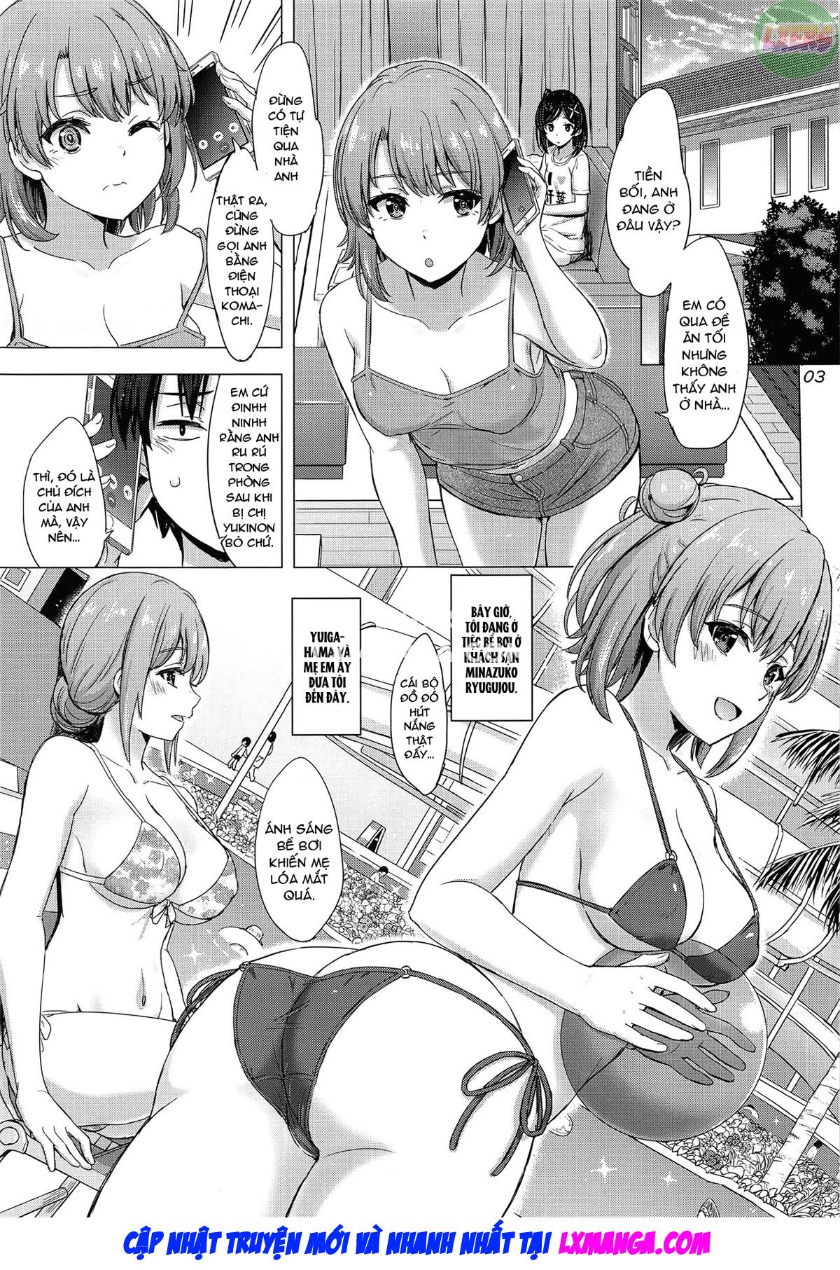 Đọc truyện hentai Khu nghỉ dưỡng mùa hè đầy đam mê với Yuigahamas. - Oneshot