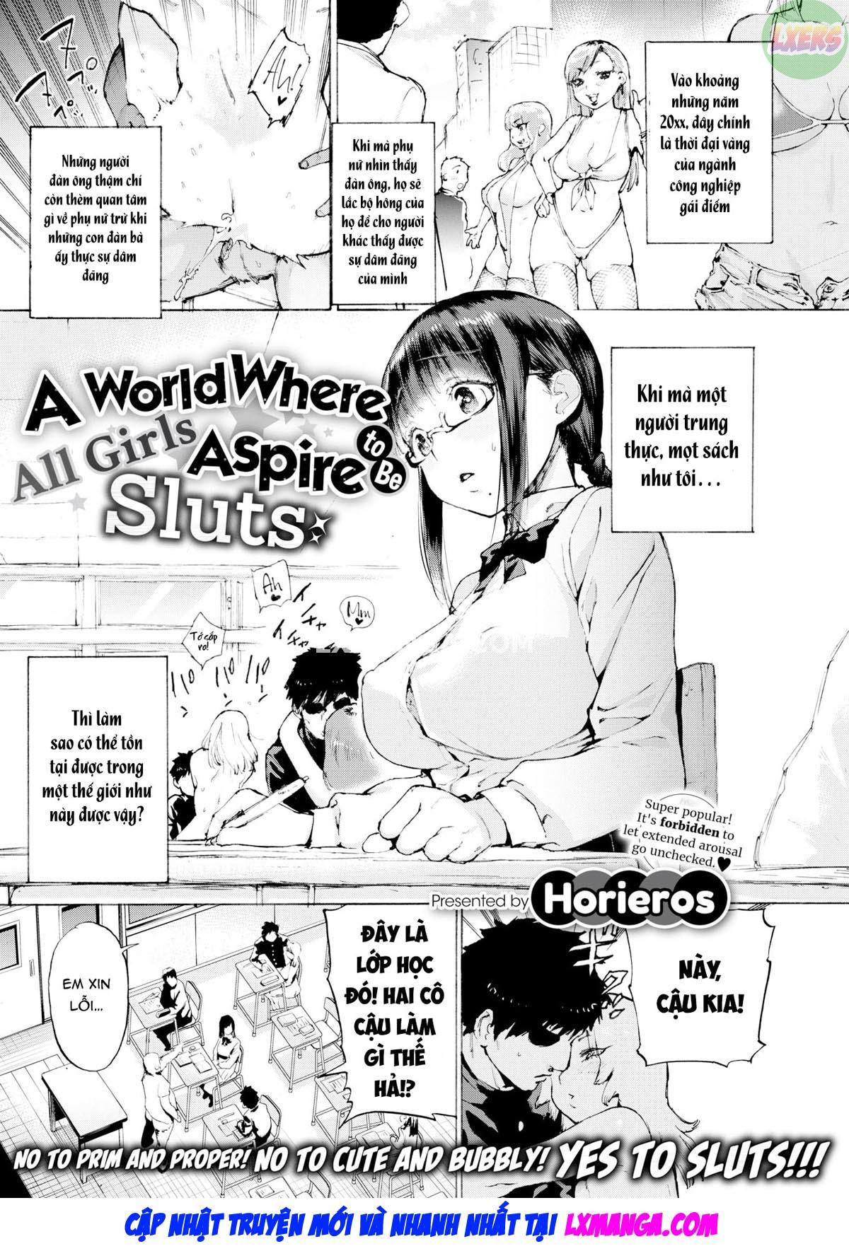 Đọc truyện hentai Thế giới mà các cô gái mơ ước - Oneshot