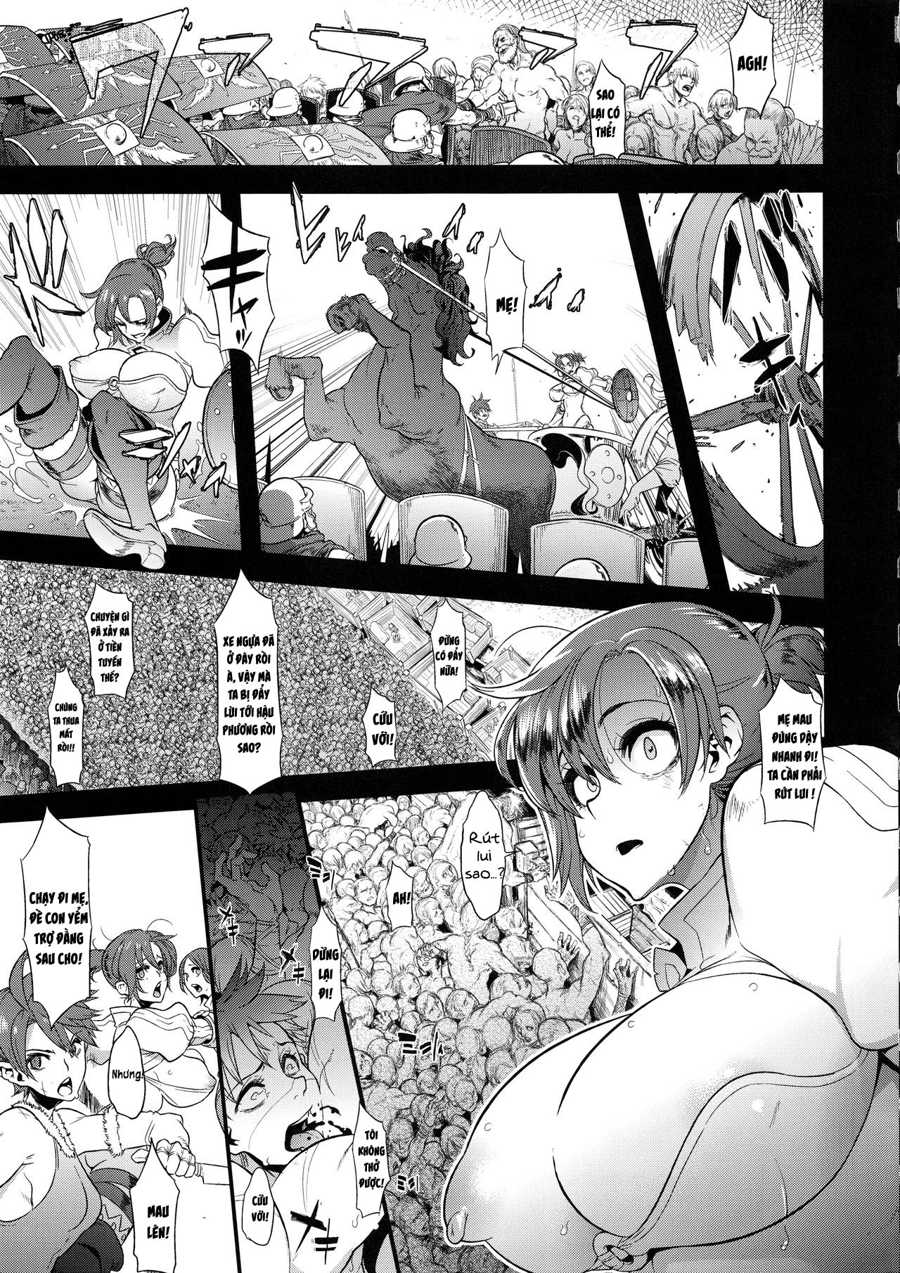 Đọc truyện hentai Nữ hoàng thực sự sẽ không bao giờ đầu hàng - Oneshot nứng