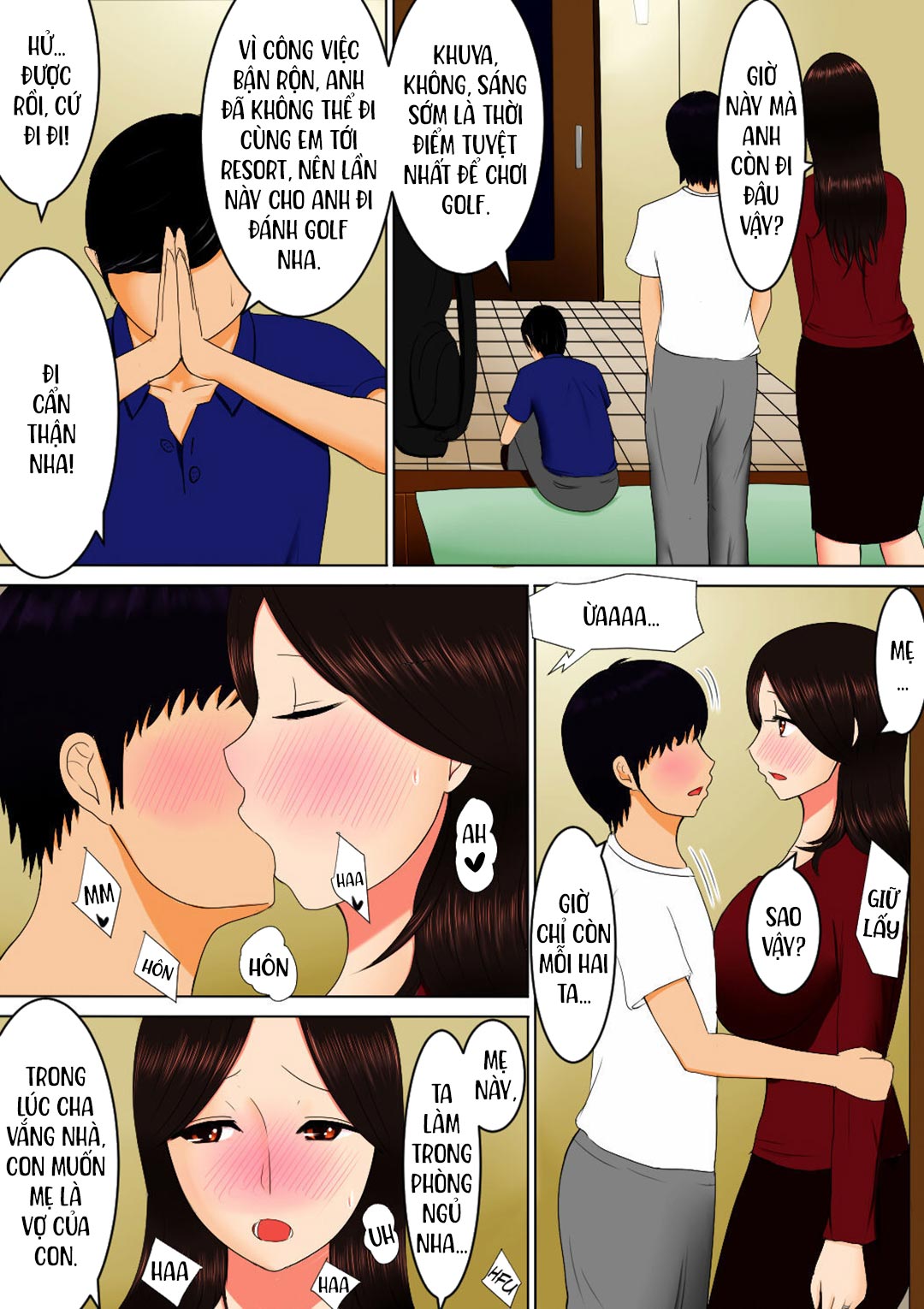 Đọc truyện hentai Cùng với mẹ Oneshot