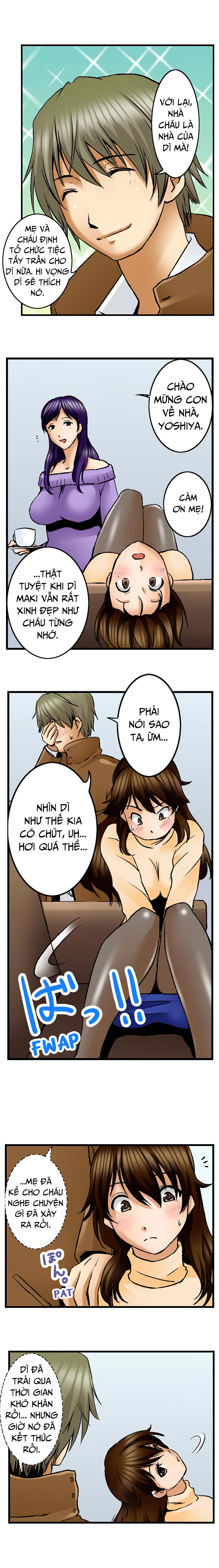 Đọc truyện hentai Turned On By My Nephew - Chap 1