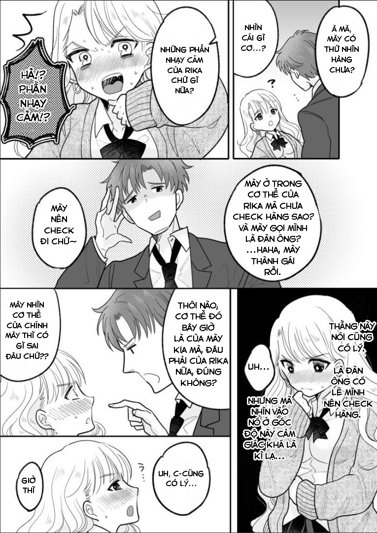 Đọc truyện hentai Câu chuyện về việc tôi đã hoán đổi cơ thể với một gyaru dễ thương và bị địt bởi thằng bạn thân - Oneshot