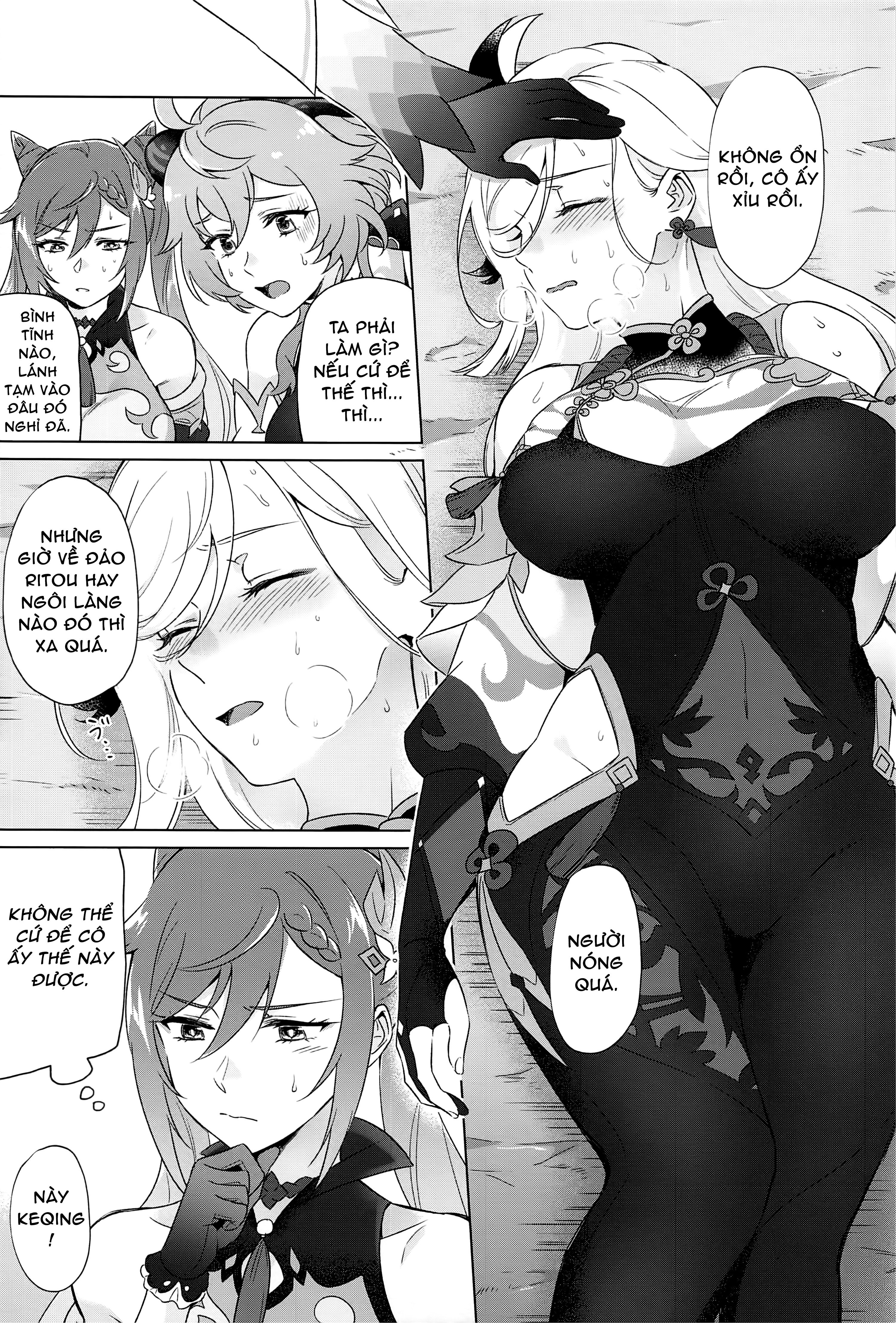 Đọc truyện hentai Nghiệm pháp tình dục kiểu Liyue - Oneshot full