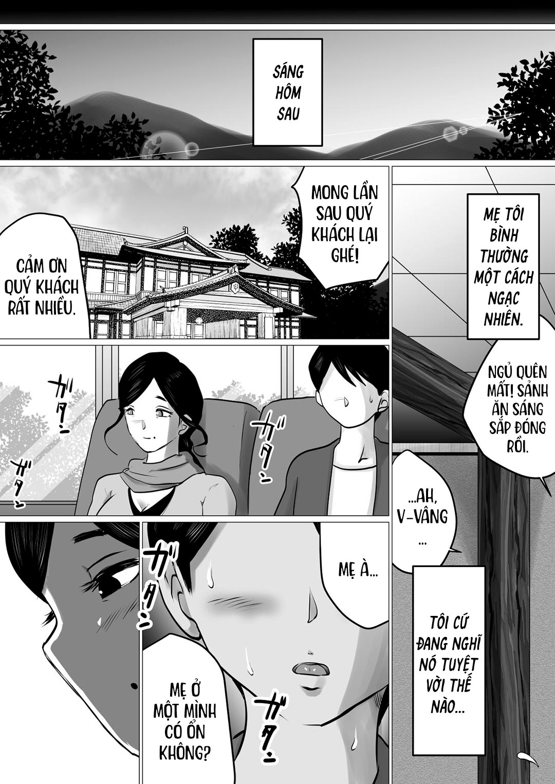 Đọc truyện hentai Cùng mẹ đi suối nước nóng - Oneshot