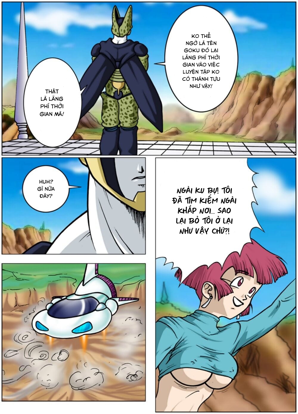 Đọc truyện hentai Giờ mới biết trước ngày đánh với cell goku luyện tập thế nào Chap 1