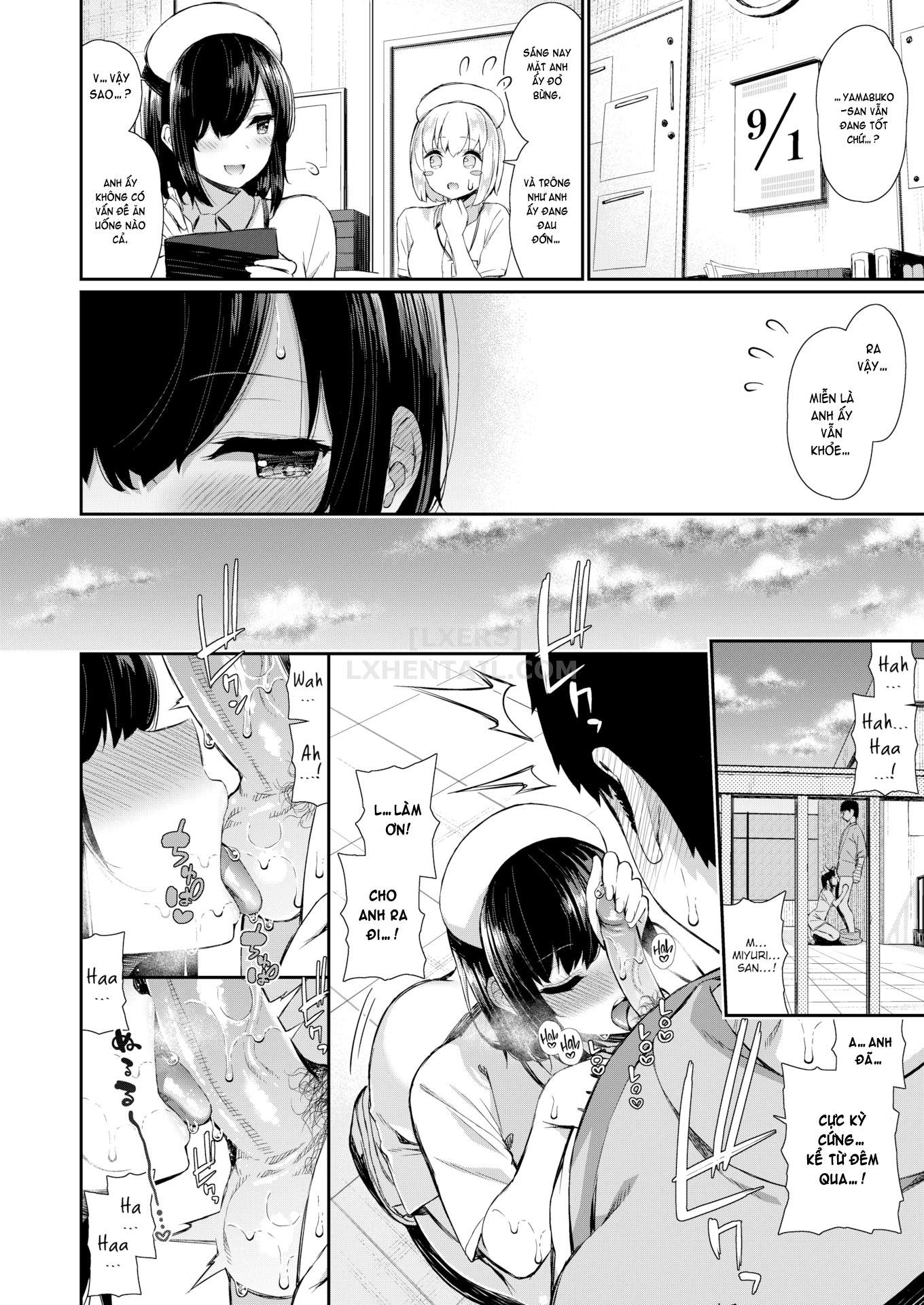 Đọc truyện hentai Nurse Girlfriend’s XXX Management - Oneshot