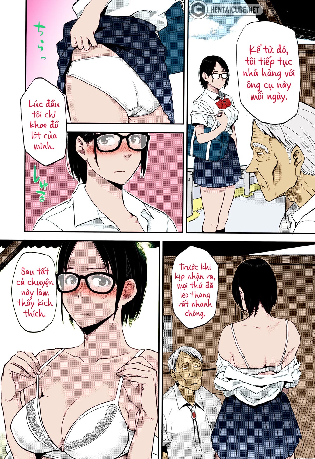 Đọc truyện hentai Sayako tại trạm xe bus - Oneshot