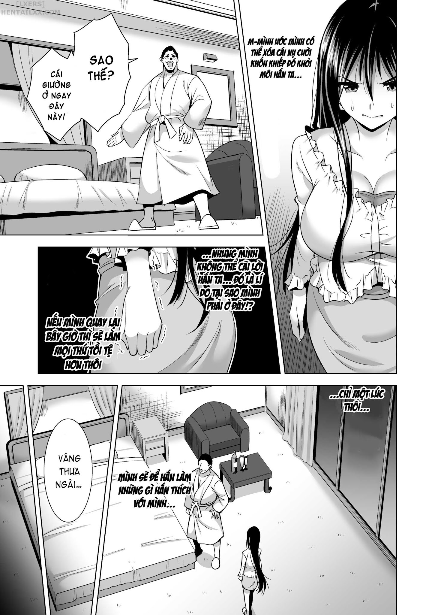 Đọc truyện hentai Tonight, I Will Service My Husbands Boss - Oneshot