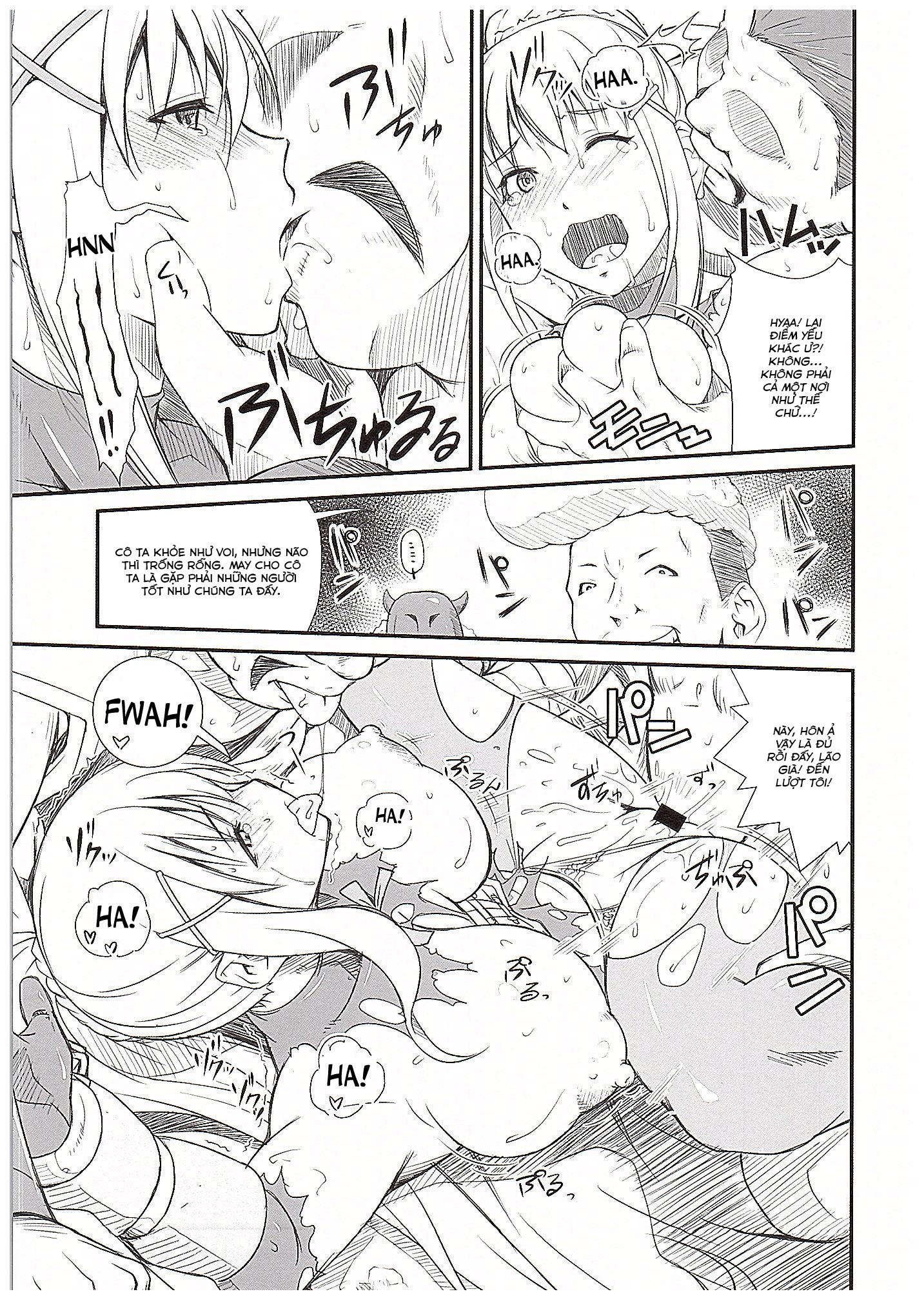 Đọc truyện hentai Nữ hiệp sĩ máu M - Oneshot