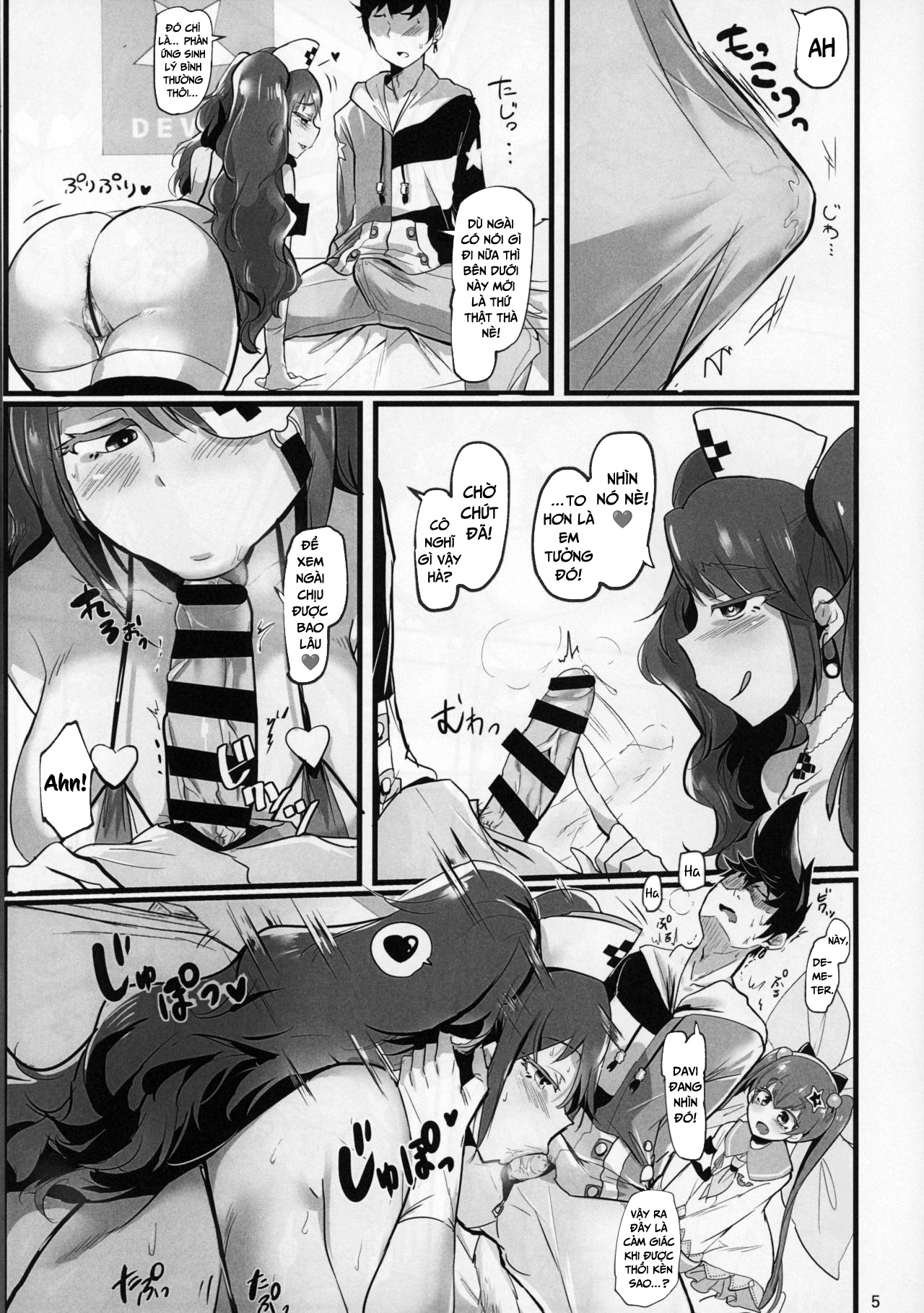 Đọc truyện hentai Hậu Cung Con - Oneshot