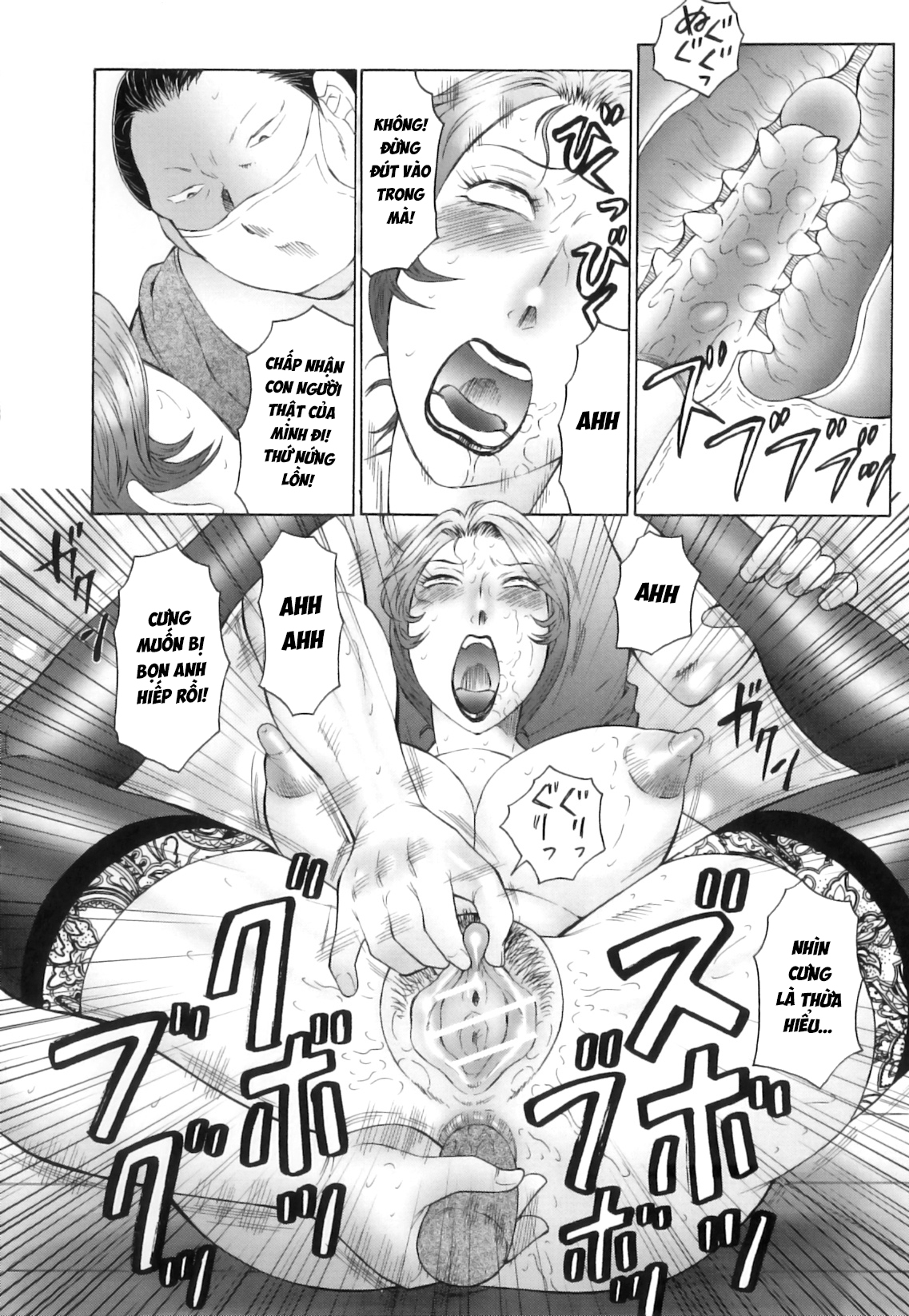 Đọc truyện hentai Kan no - Arashi Nikuduma Ryoujoku Jigokuhen - Chap 4