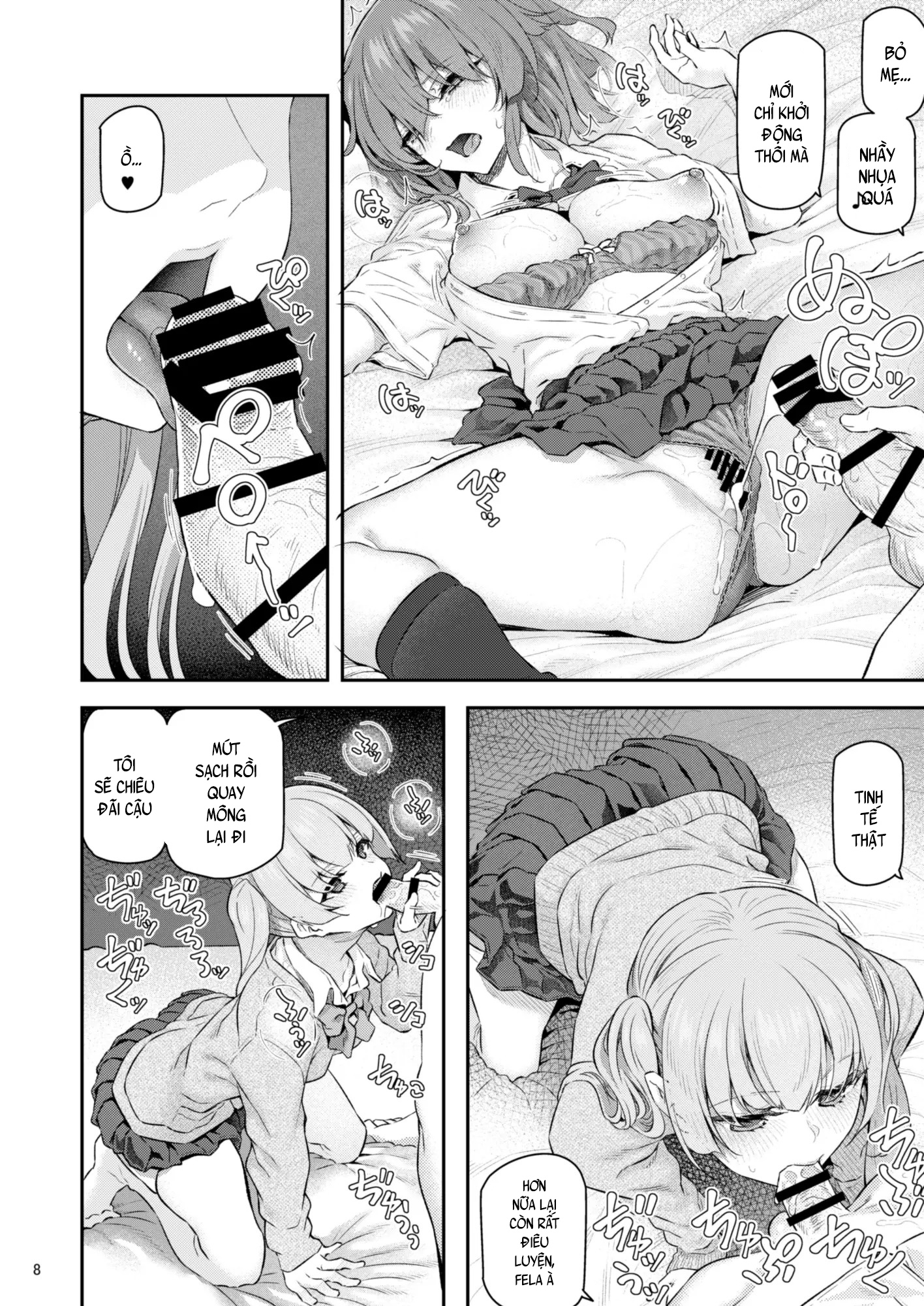 Đọc truyện hentai Phục vụ của 3 nữ sinh đóng phim segg - Chap 1