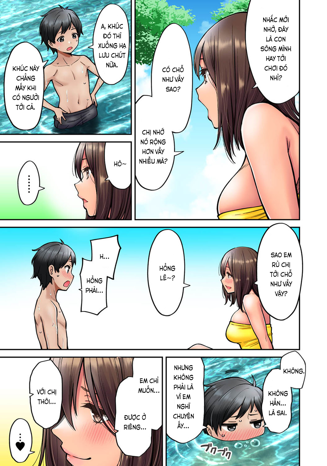 Đọc truyện hentai Người chị tôi thầm mến trở về trong bộ dạng gái lai Tây - Ch. 5