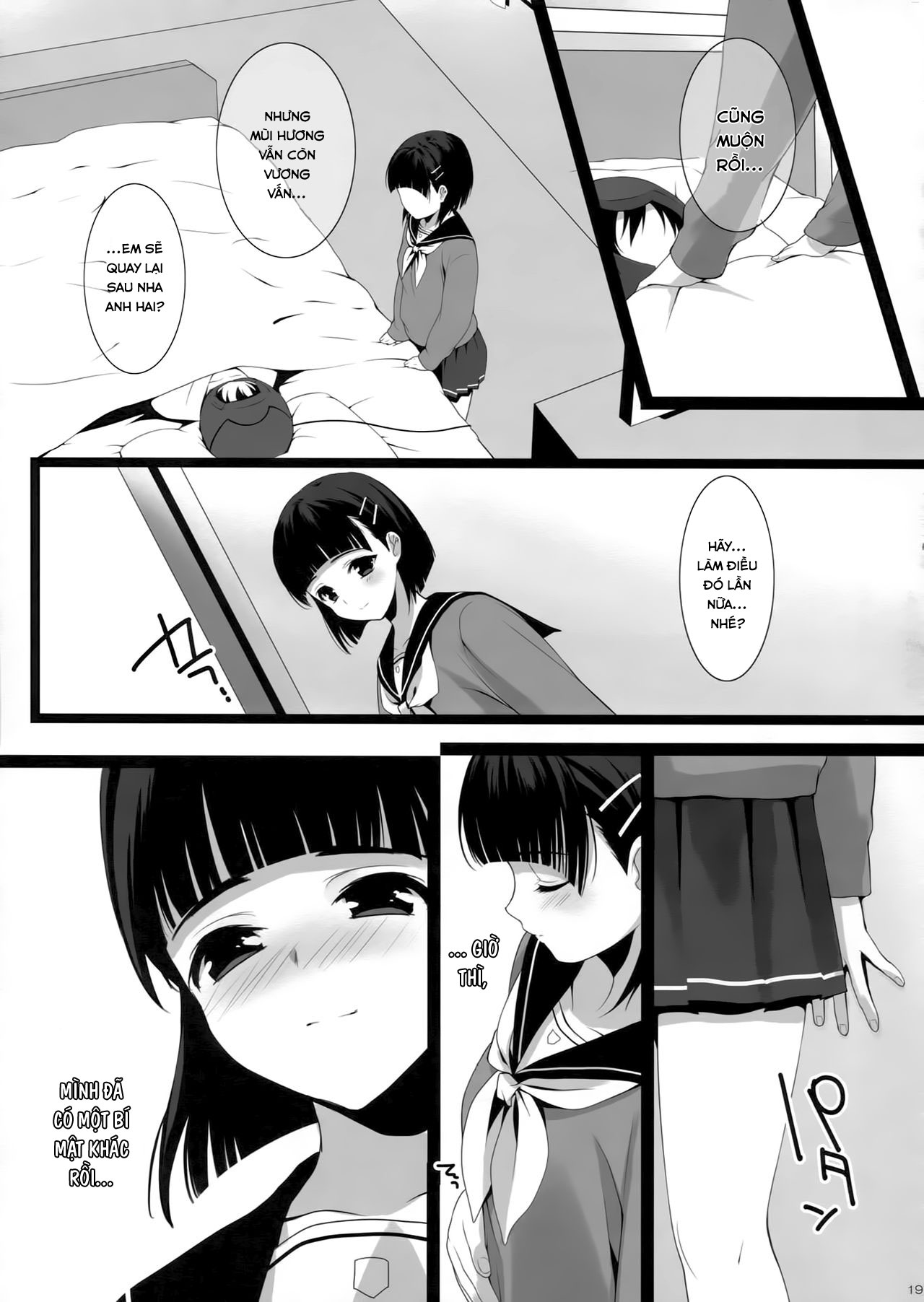 Đọc truyện hentai Bí mật thầm kín cùng anh trai tôi (Sword Art Online) - Oneshot