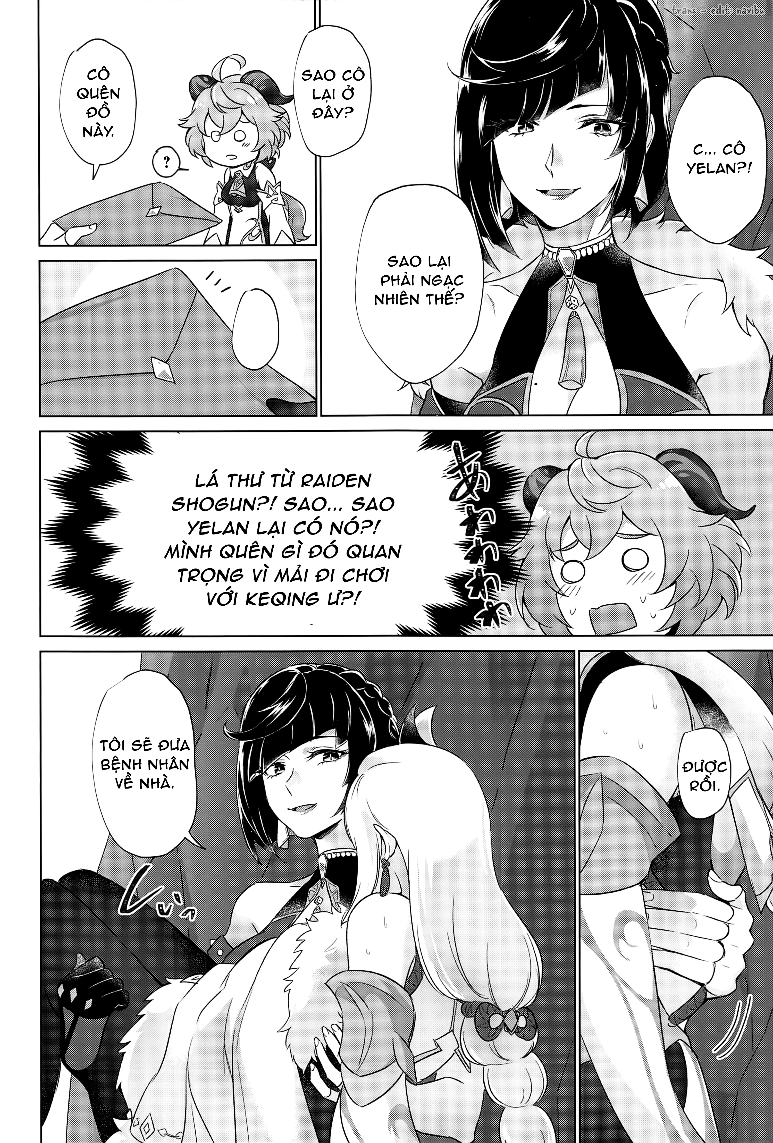 Đọc truyện hentai Nghiệm pháp tình dục kiểu Liyue - Oneshot full