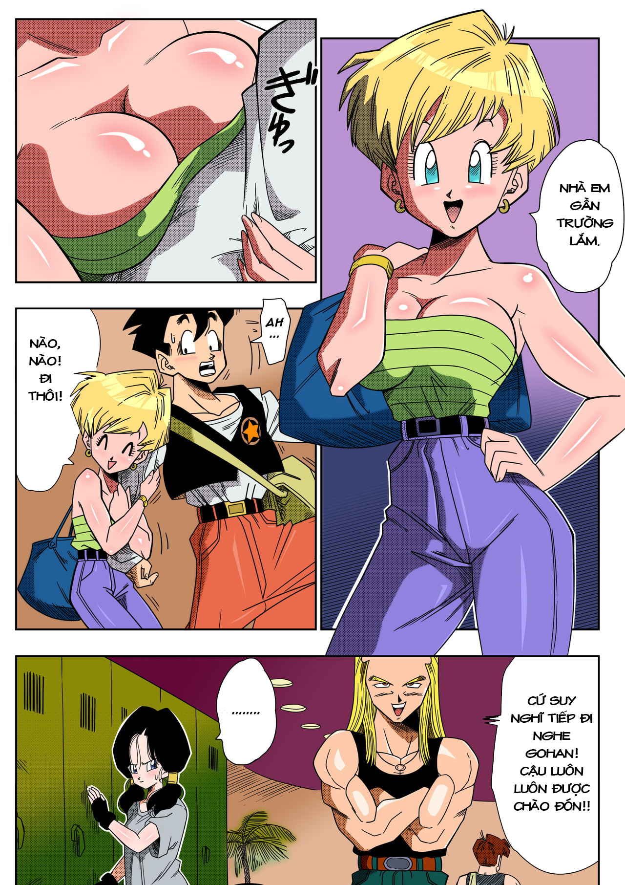 Đọc truyện hentai Cặc Hóa Siêu Xayda Đại Chiến Với Những Cái Lồn Xinh - Chap 1: Đẹp trai khoai to thì gái tự bu đến (Không che + Có màu) - Update: 27-08-2023
