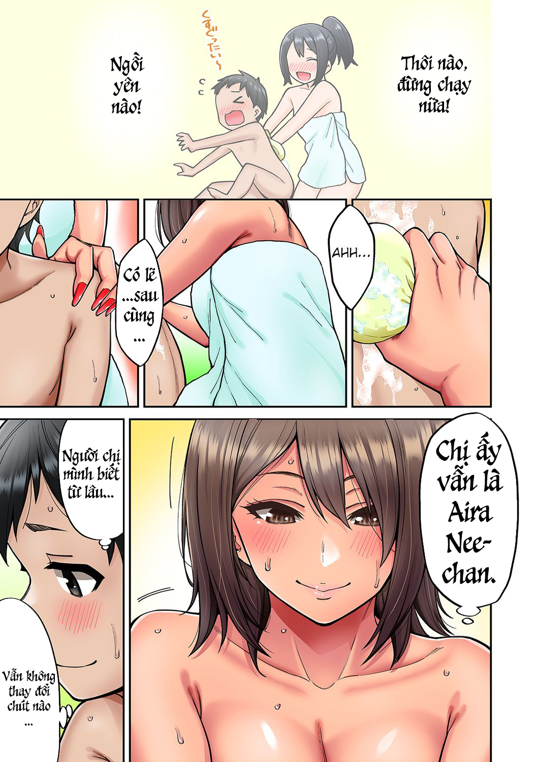 Đọc truyện hentai Bà chị tôi mến đã trở về trong bộ dạng gái lai tây - Chap 3