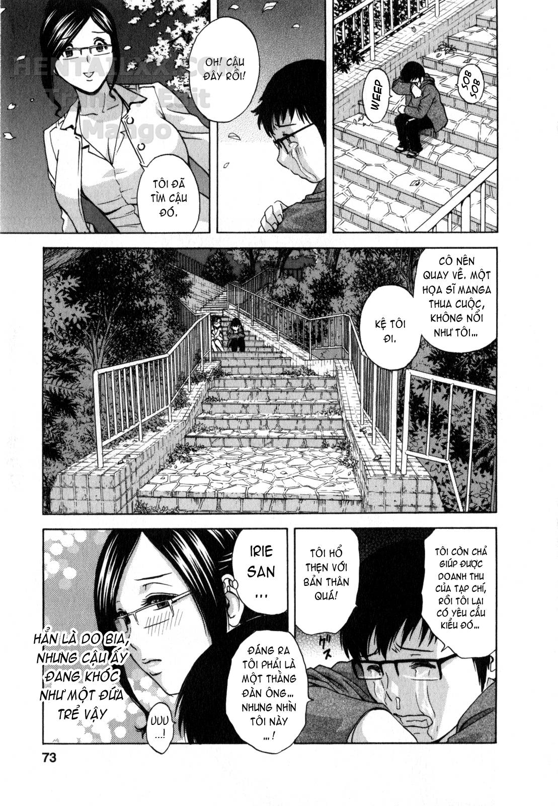 Đọc truyện hentai Life With Married Women Just Like A Manga - Chap 14