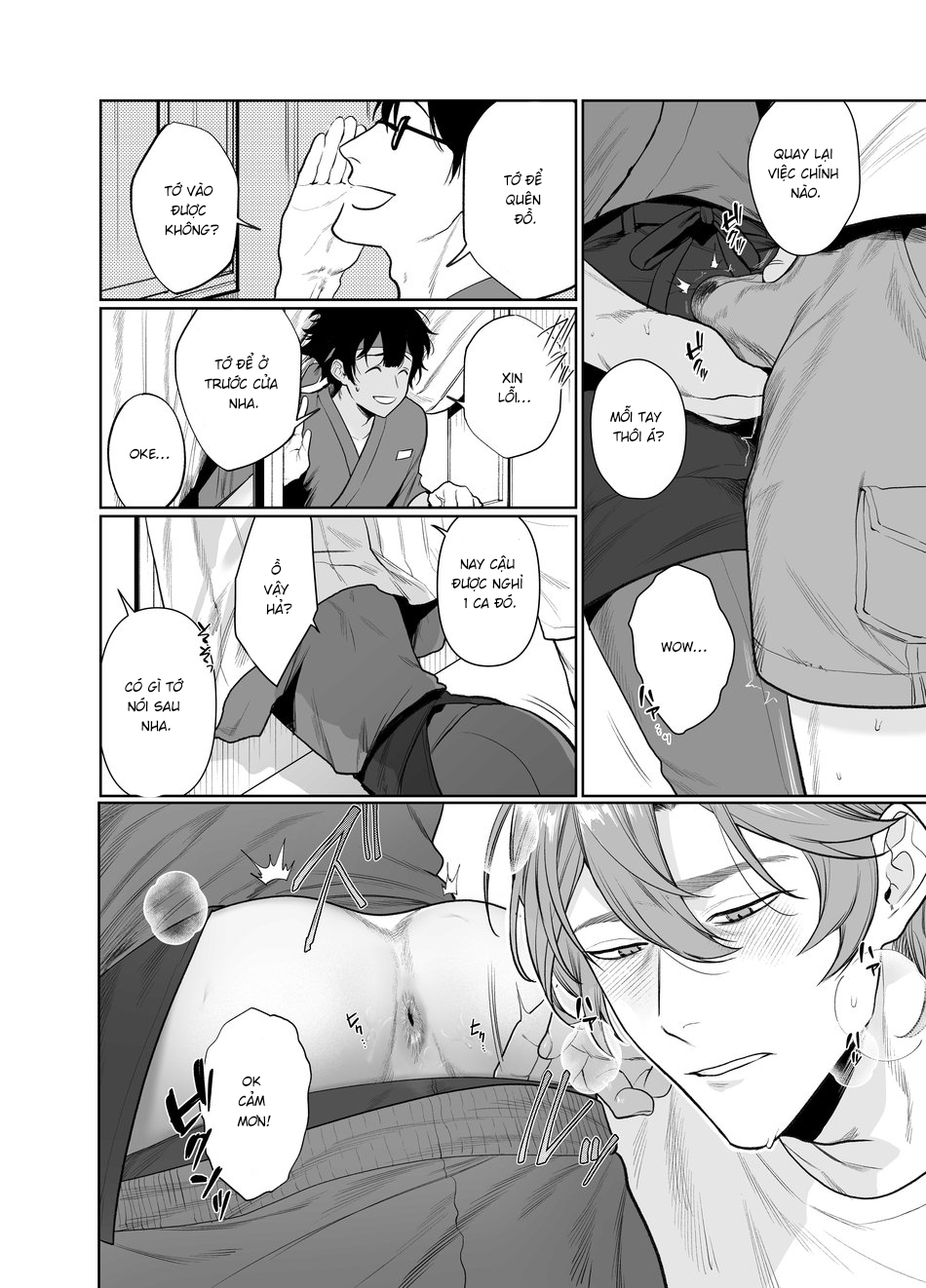 Đọc truyện hentai Công việc bán thời gian - phòng của tôi - Oneshot