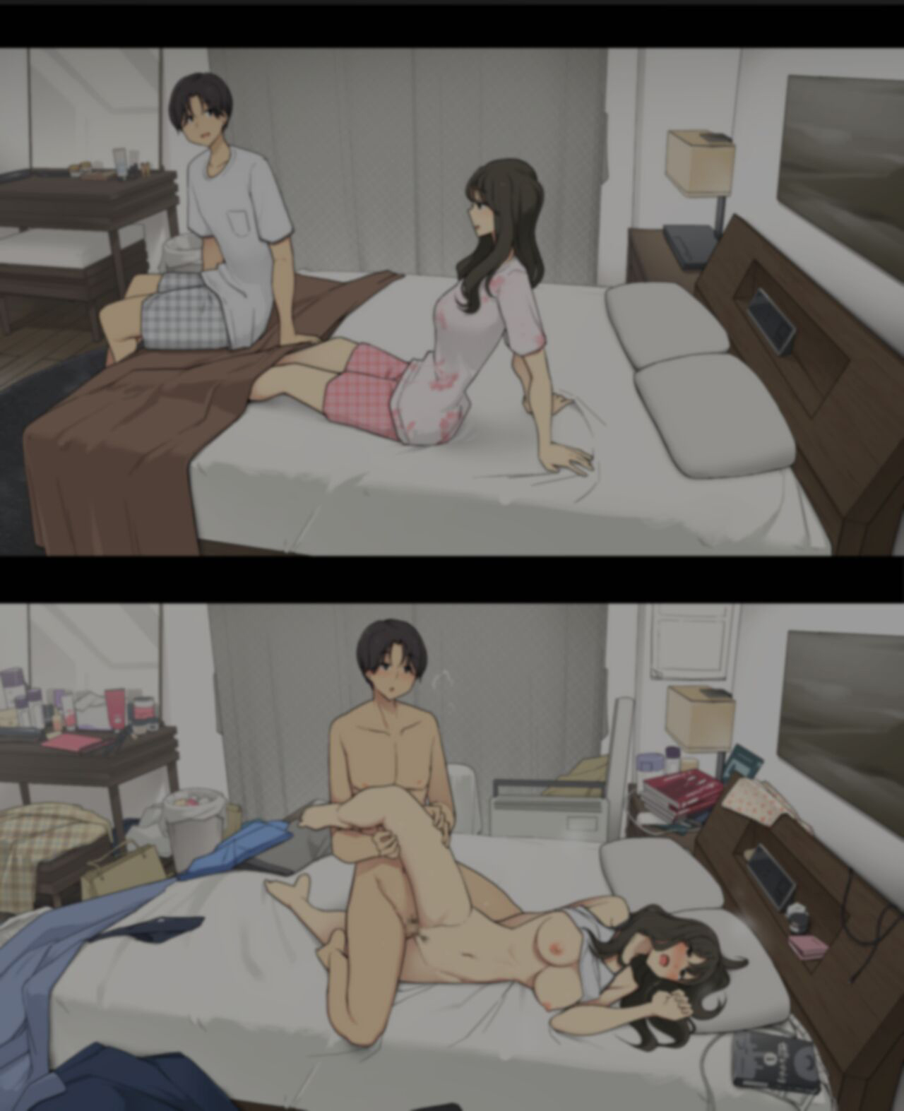 Đọc truyện hentai Cuộc sống thường nhật của một cặp đôi: Tháng đầu sống chung và một năm sau - Oneshot