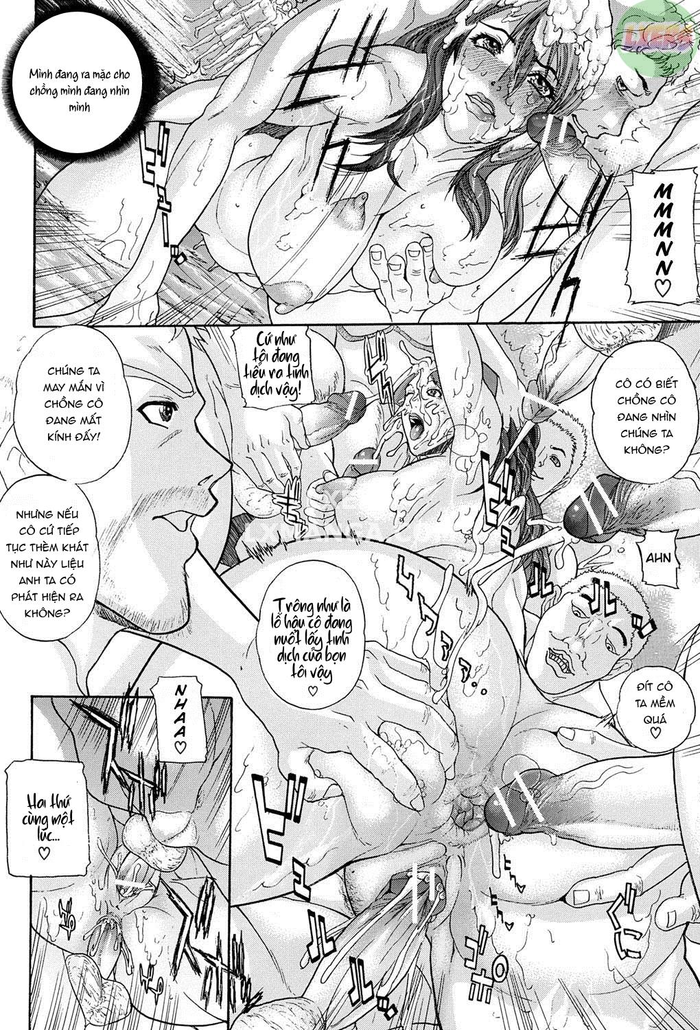 Đọc truyện hentai Vợ tin đồn là đồ biến thái - Chap 4
