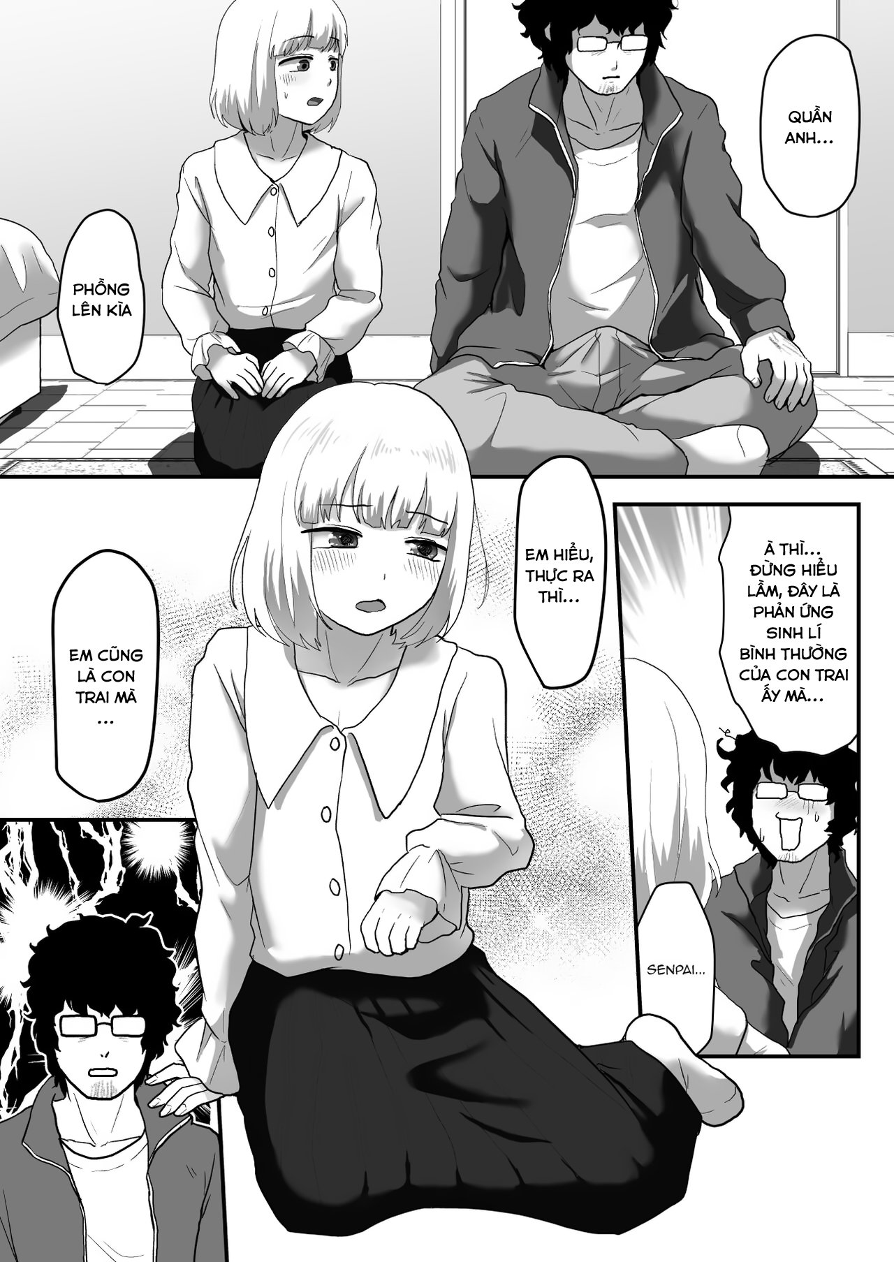 Đọc truyện hentai Liệu bạn có còn cảm thấy khó khăn khi biết tôi là nam không - Oneshot