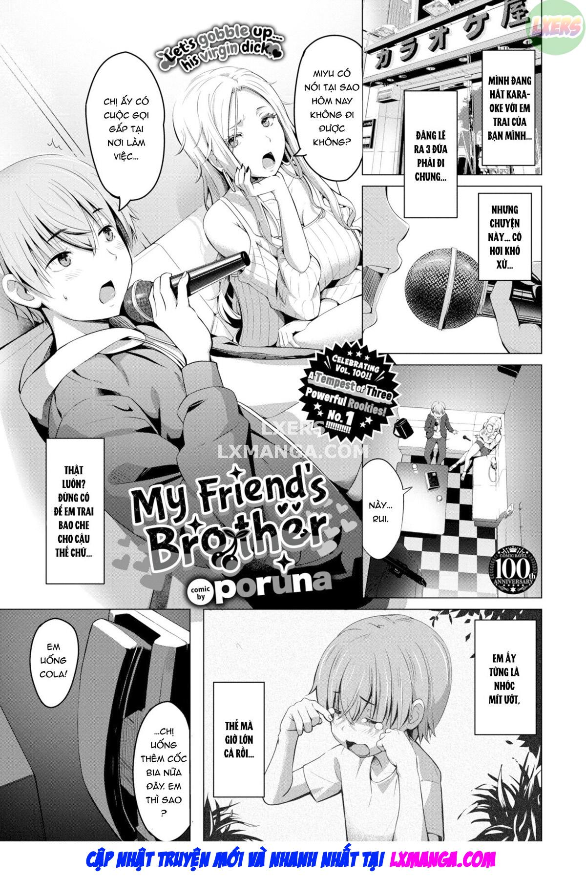 Đọc truyện hentai Anh trai của bạn bè - Oneshot