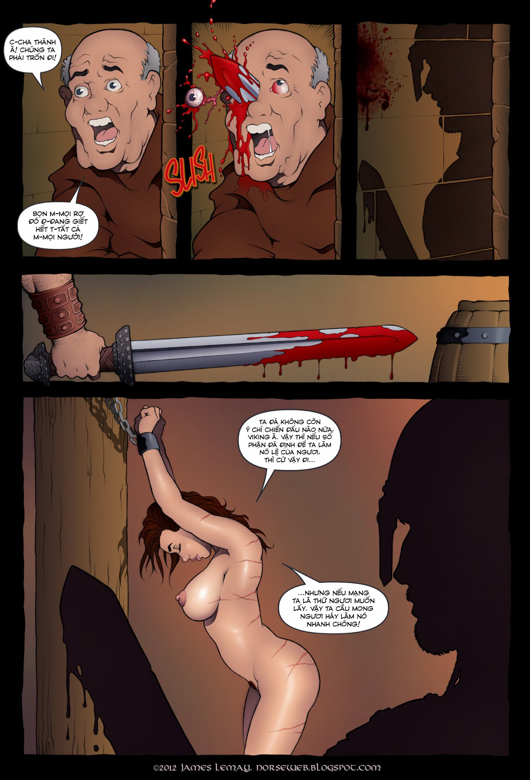 Đọc truyện hentai Bắc Âu thần thoại Sự khởi đầu của Khiên Chiến Nữ Chap 1Full màu