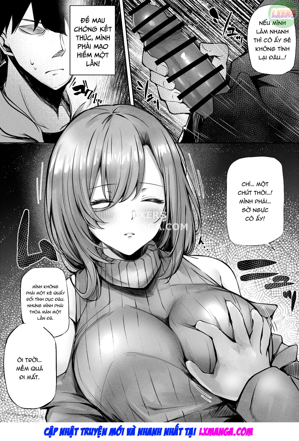 Đọc truyện hentai Người phụ nữ bên cạnh tôi quá dâm đãng, tôi thủ dâm và cô ấy đã bí mật giúp tôi ra ngoài - Oneshot