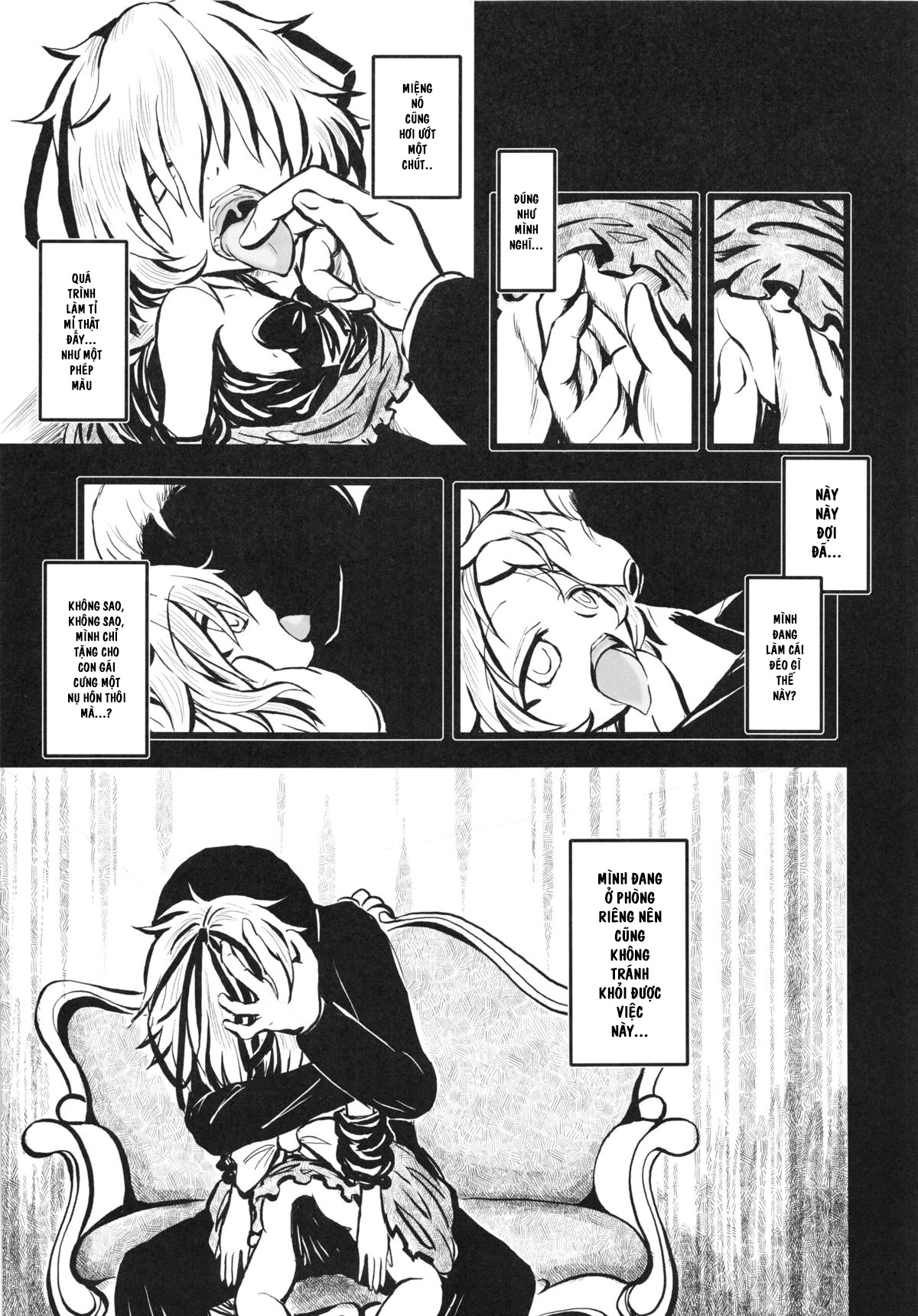 Đọc truyện hentai Touhou Thiên thần thuốc u sầu - Oneshot