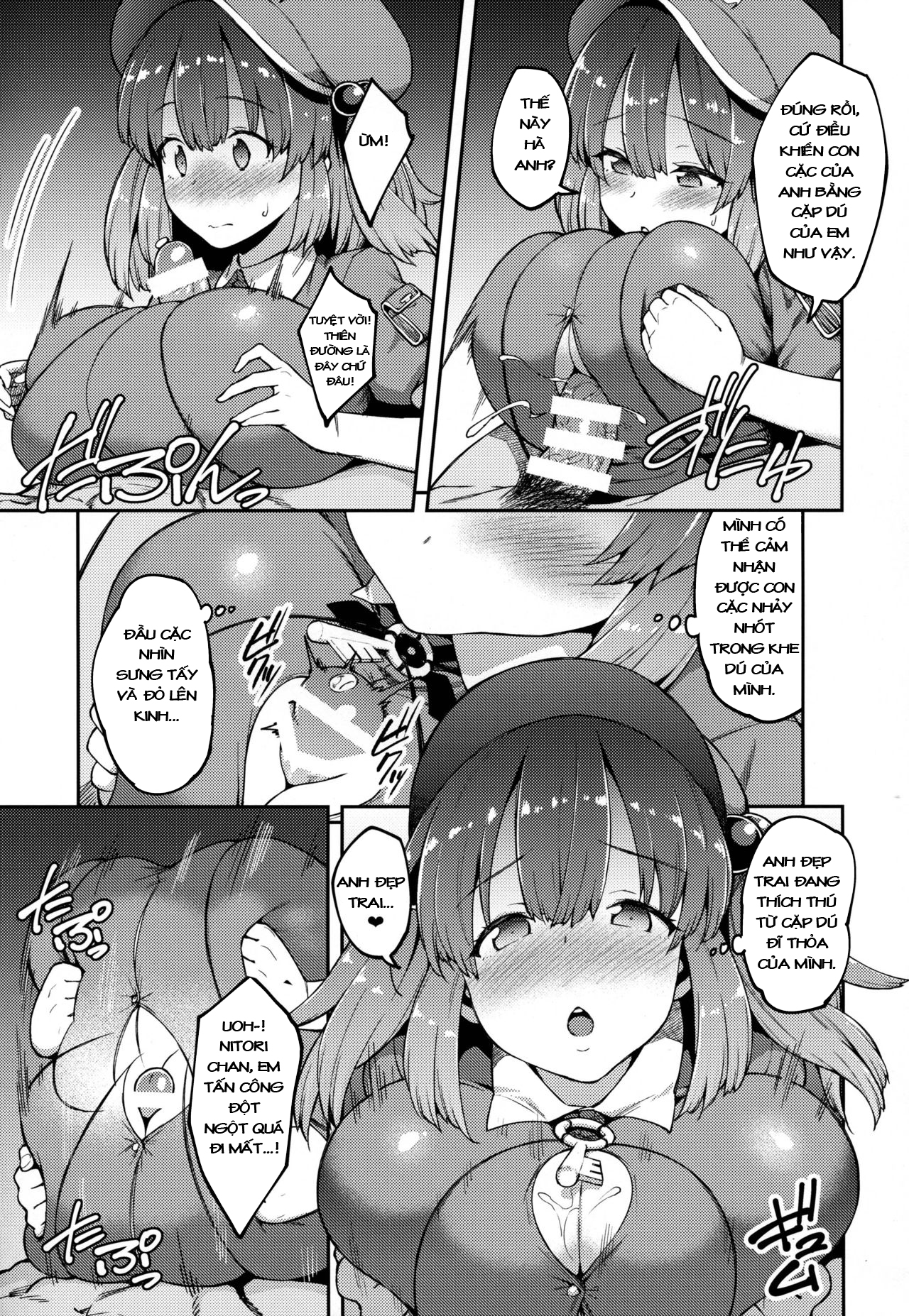 Đọc truyện hentai Yoroshiku Nitori-chan (Touhou Project) - Bé cute ngây thơ quá~