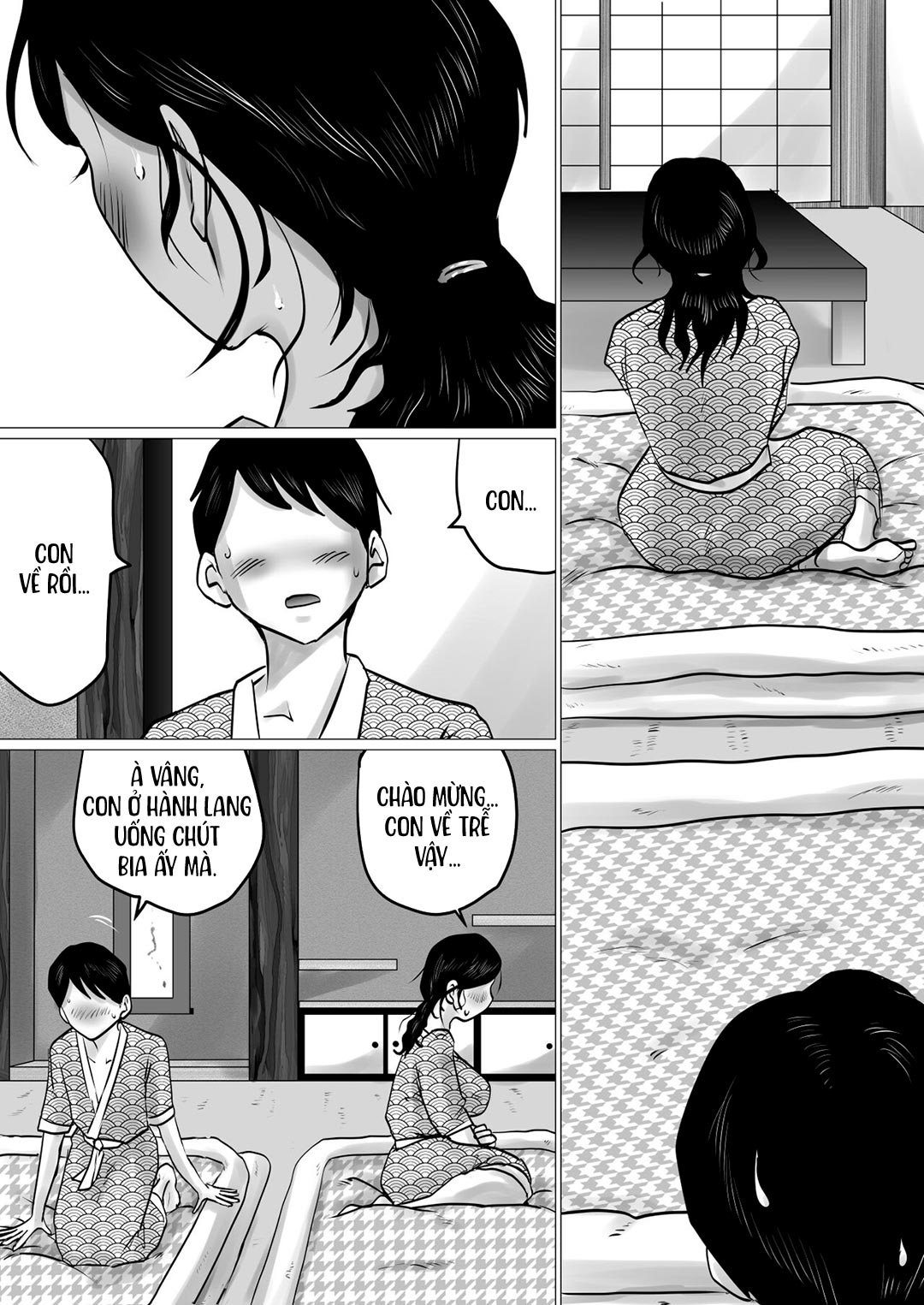Đọc truyện hentai Cùng mẹ đi suối nước nóng - Oneshot